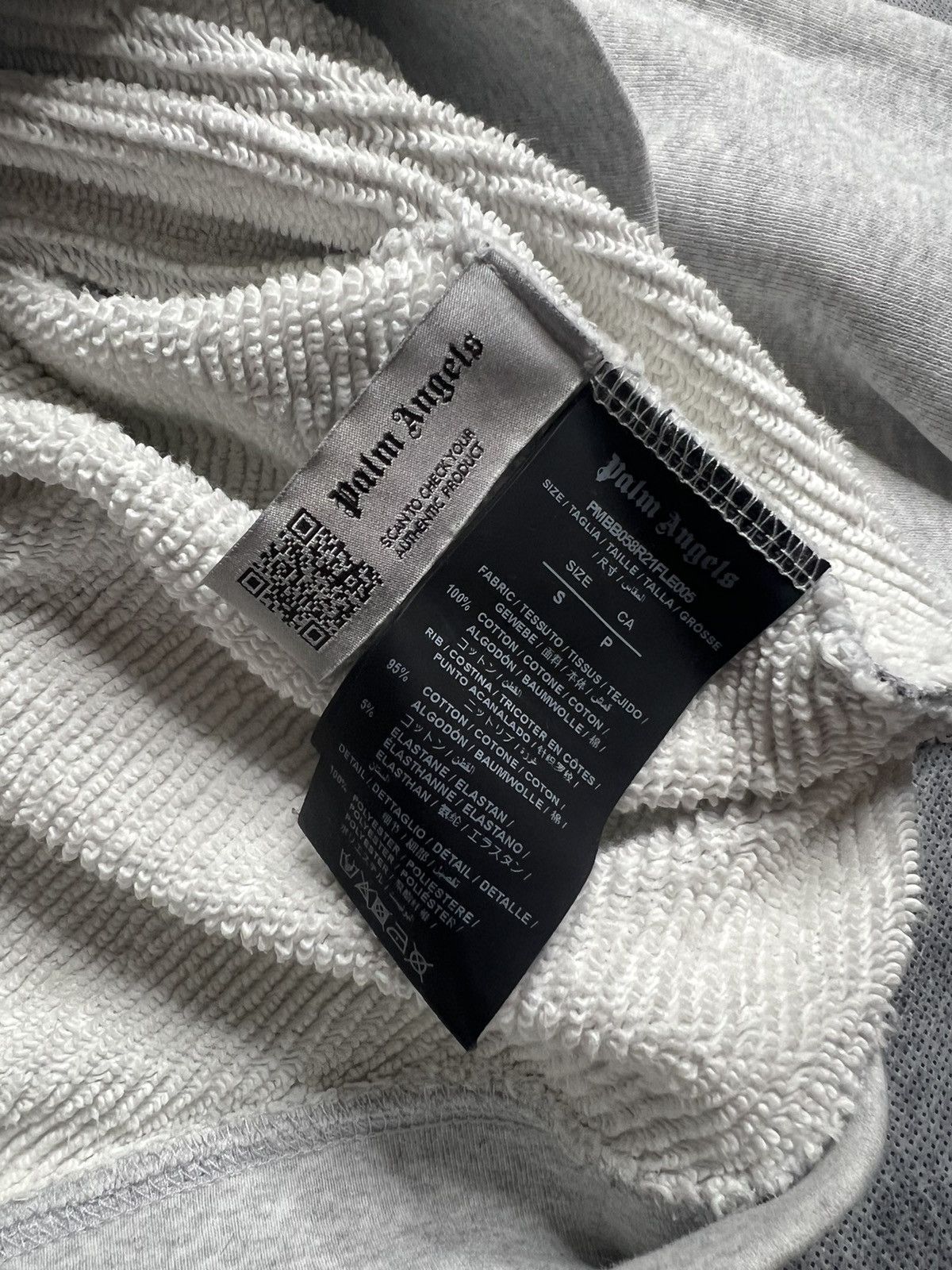 Palm Angels Palm Angels Oversized Cropped Hoodie Size S / US 4 / IT 40 - 7 Thumbnail