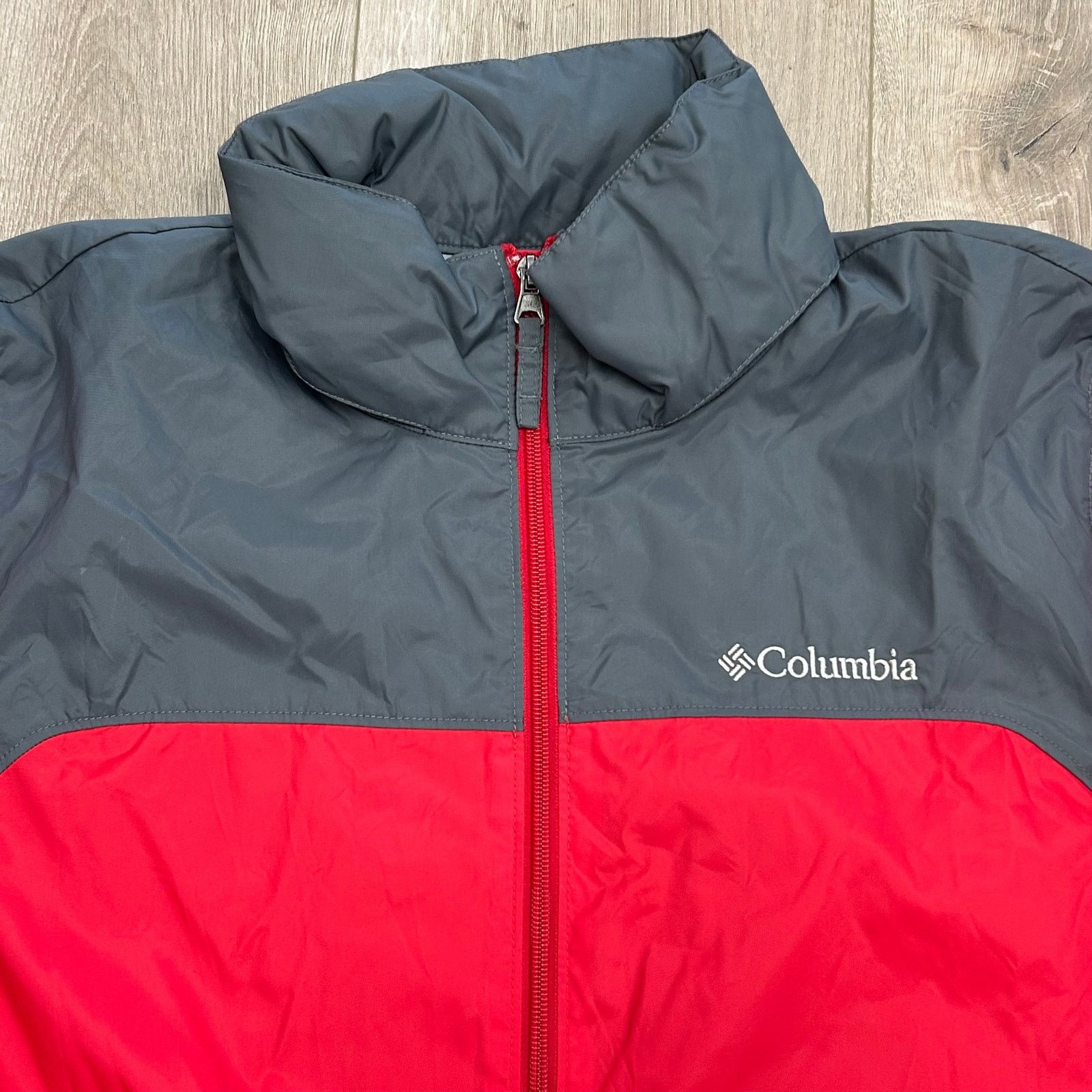 Columbia Columbia Glennaker Lake Rain Shell Jacket Red Gray Medium Size US M / EU 48-50 / 2 - 2 Thumbnail