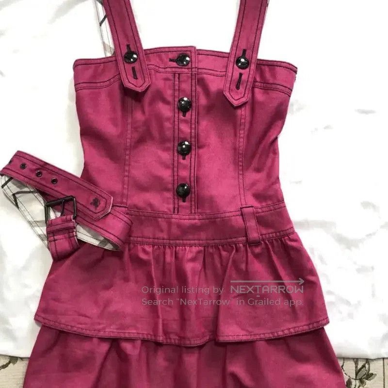 Burberry Burberry Hot Pink Cotton Dress for Women. Size M / US 6-8 / IT 42-44 - 1 Thumbnail