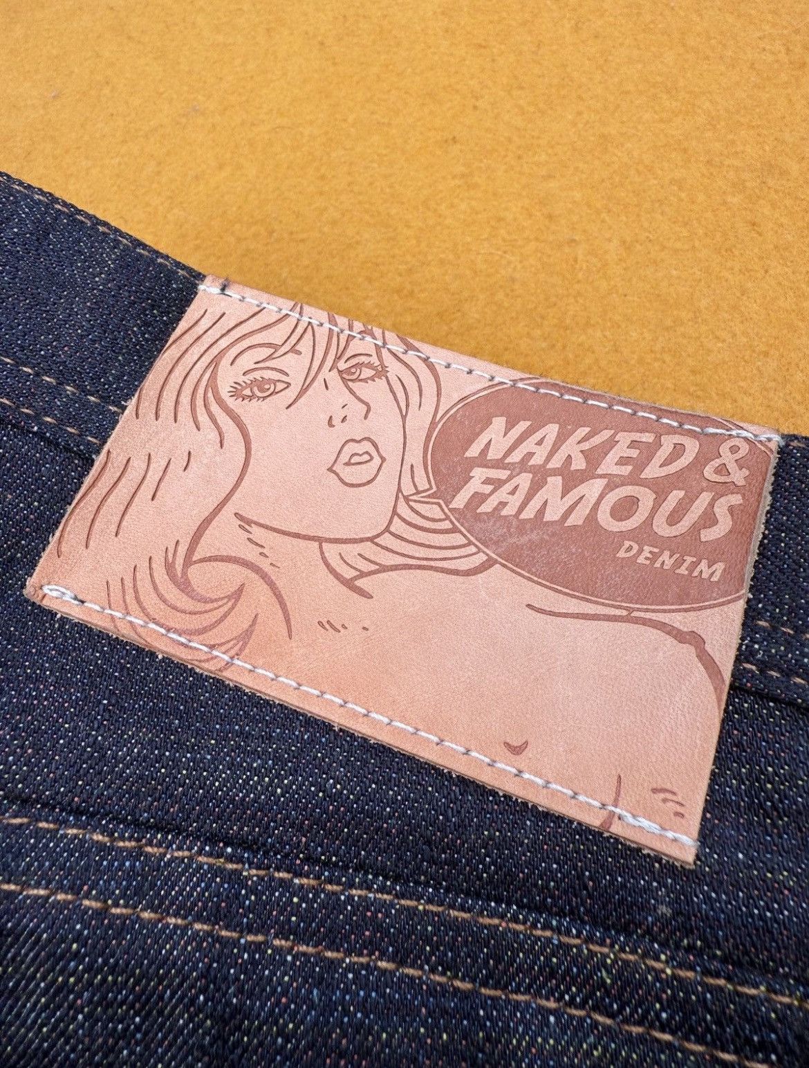 Naked & Famous Japan Heritage Kasuri Indigo Size US 32 / EU 48 - 8 Thumbnail