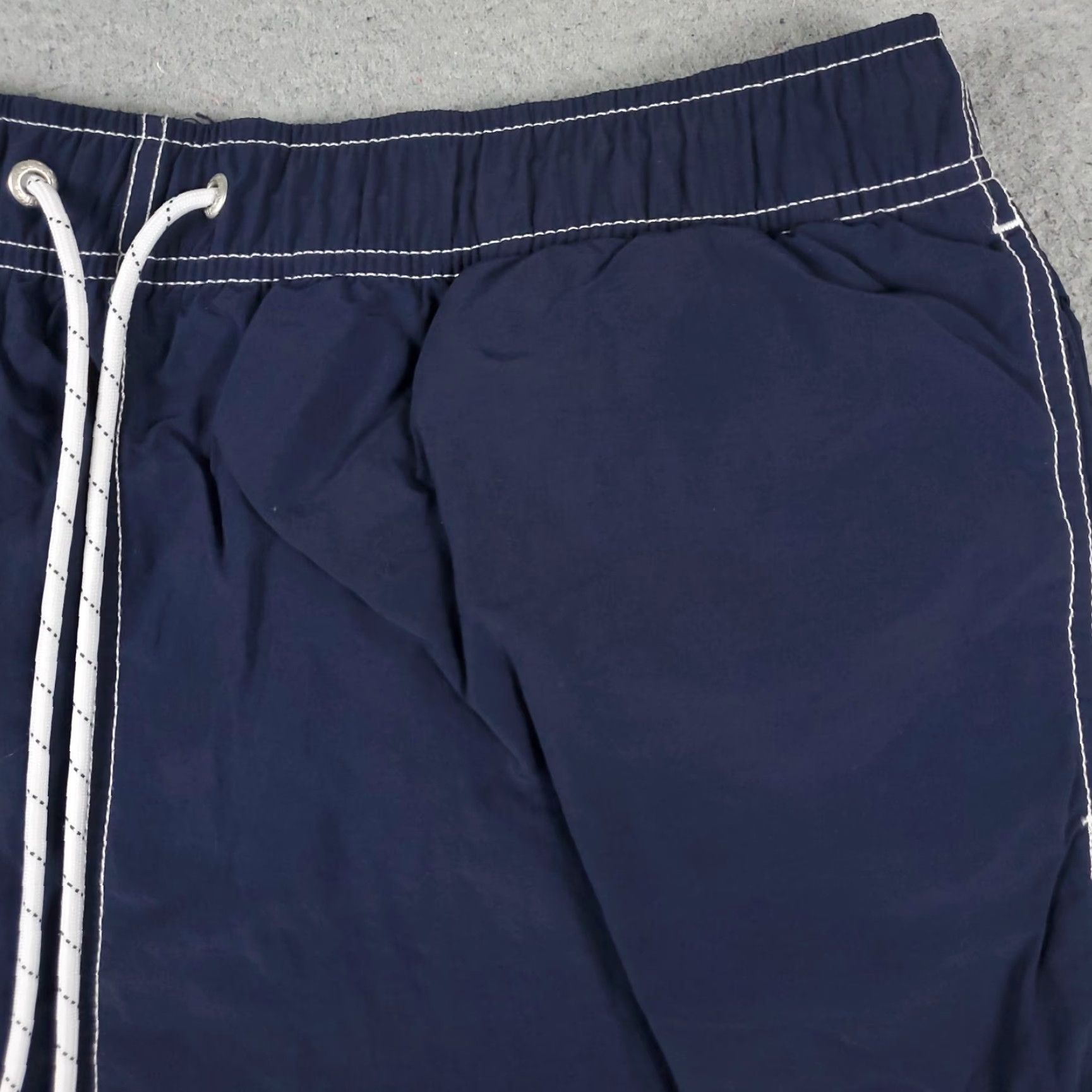 Nautica Nautica Shorts Mens Large Blue Tropical Beach Surf Trunks Swim Board Trunks Size US 33 - 3 Thumbnail