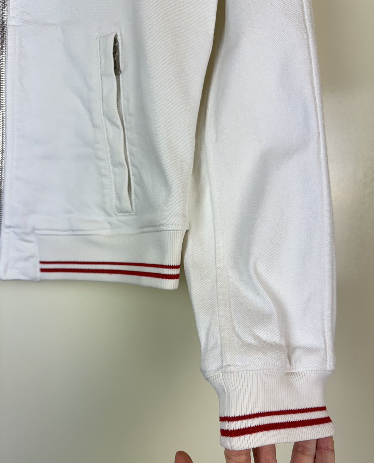 Prada Prada Luna Rosa vintage white denim cotton jacket rare S Size S / US 4 / IT 40 - 3 Thumbnail