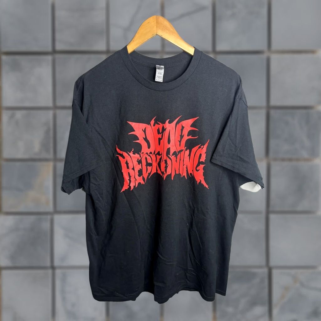 Gildan Dead Reckoning Shirt Mens XL Black Graphic Cancel This Skeleton T-Shirt Size US XL / EU 56 / 4 - 1 Thumbnail
