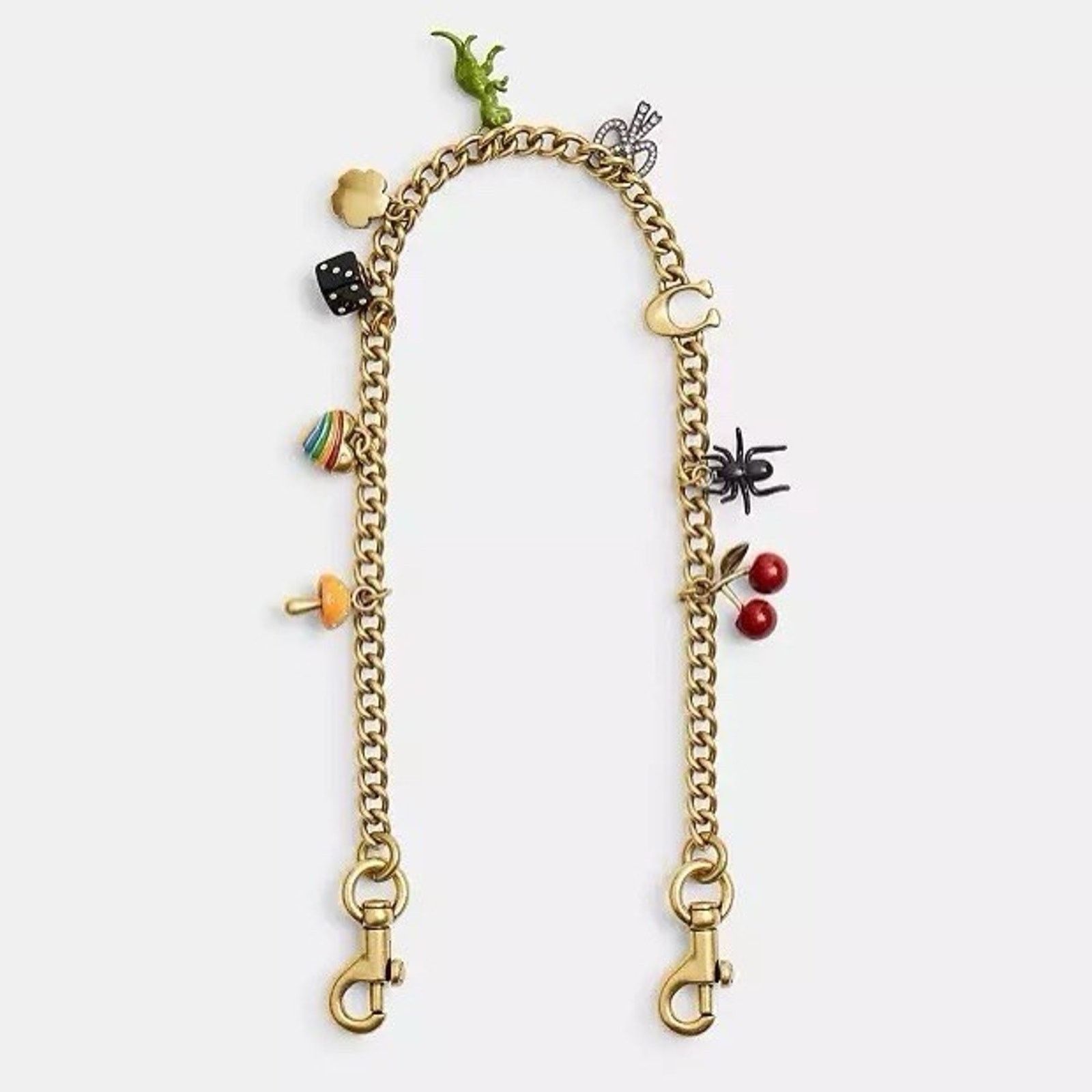 Coach NWT Coach Charm Long Bag Chain Halloween Brass CCD30(no bag) Size ONE SIZE - 4 Thumbnail