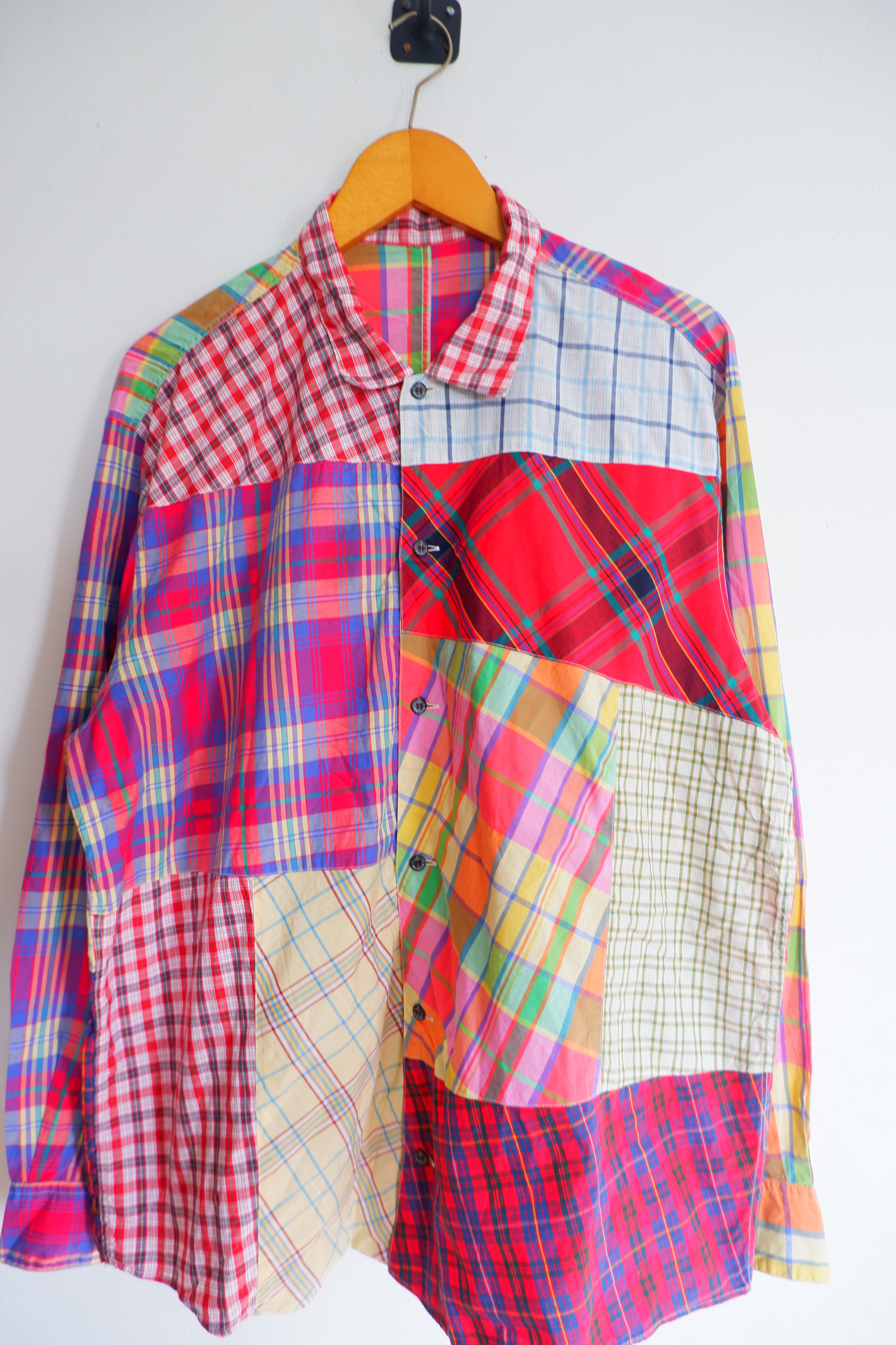 Issey Miyake Vintage Papas Patchwork Button Down Shirts Size US L / EU 52-54 / 3 - 3 Thumbnail