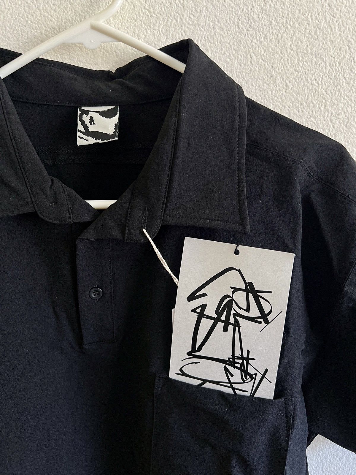 GR10K GR10K IBQ S/S POLO SHIRT (BLACK - LARGE) Size US L / EU 52-54 / 3 - 1 Thumbnail