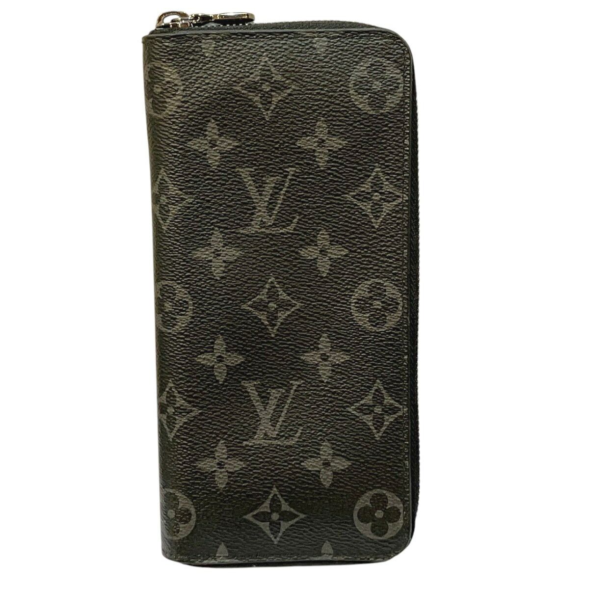 Louis Vuitton Louis Vuitton Louis Vuitton Vertical Monogram Eclipse Wallet Textile Long Wallet M62295 DUTY FREE for USA Size ONE SIZE - 1 Thumbnail
