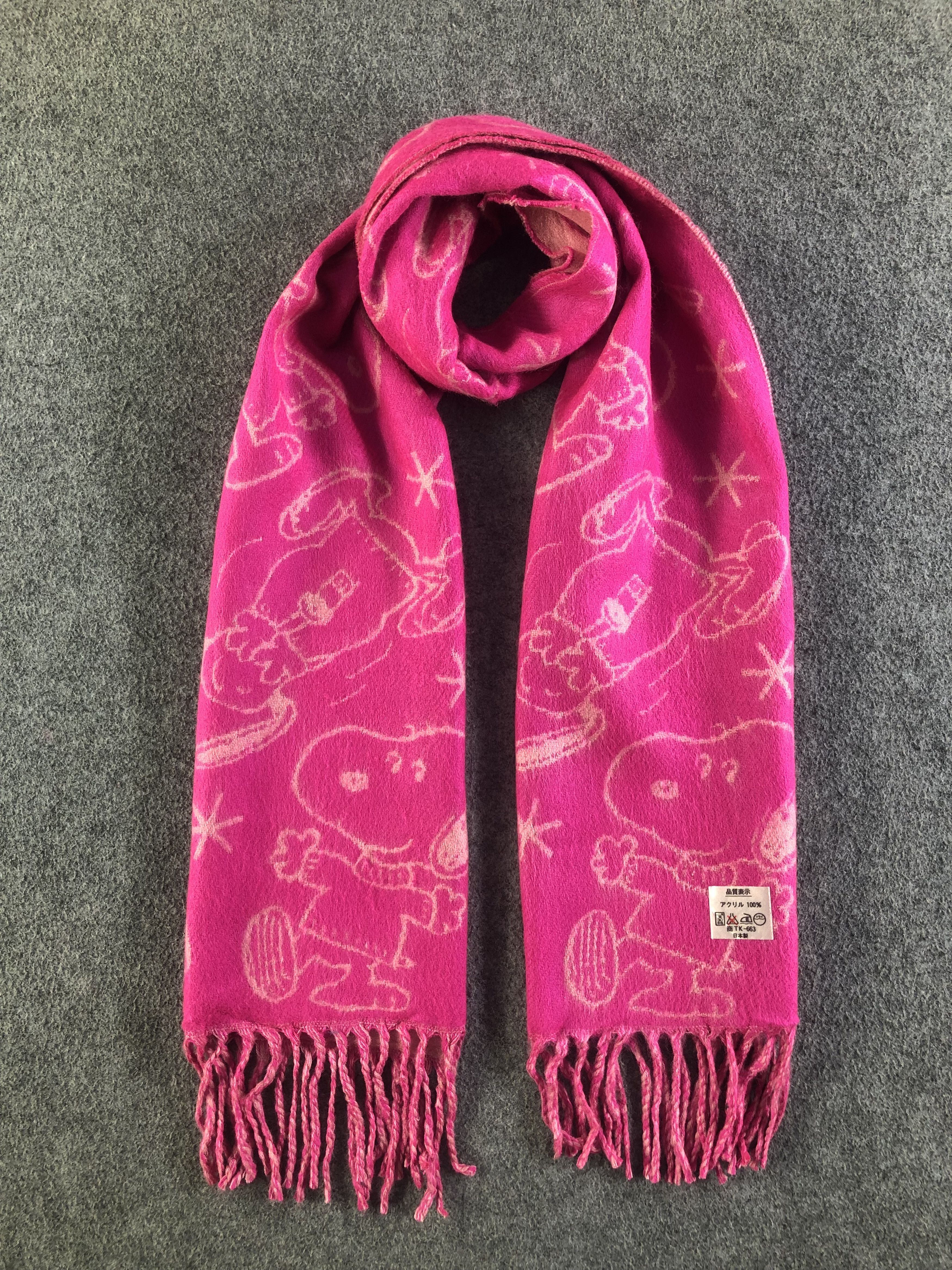 Cartoon Network Vintage Snoopy Scarf / Muffler / Neckwear SS1299 Size ONE SIZE - 1 Thumbnail