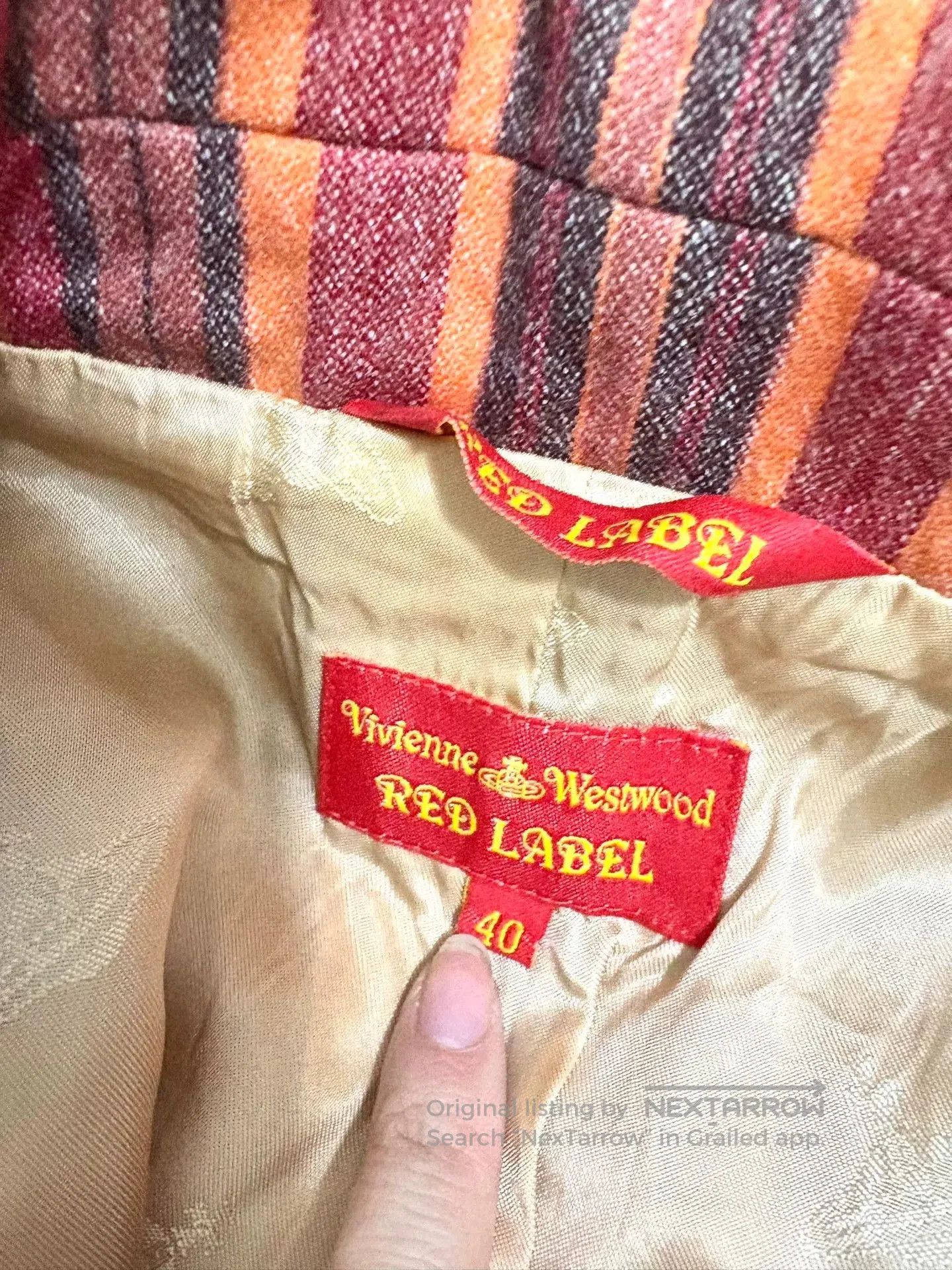 Vivienne Westwood Vivienne Westwood Striped Blazer Jacket. Size S / US 4 / IT 40 - 6 Thumbnail