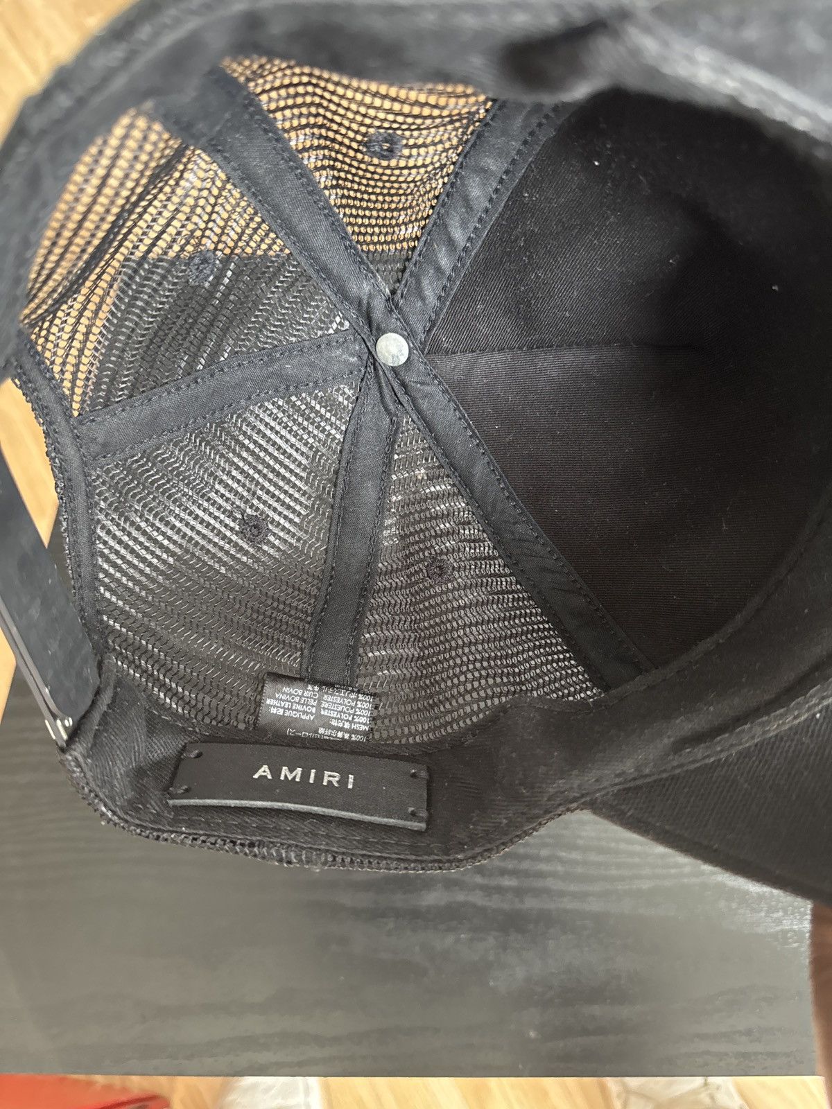Amiri Amiri black and orange 3 star cap Size ONE SIZE - 4 Thumbnail