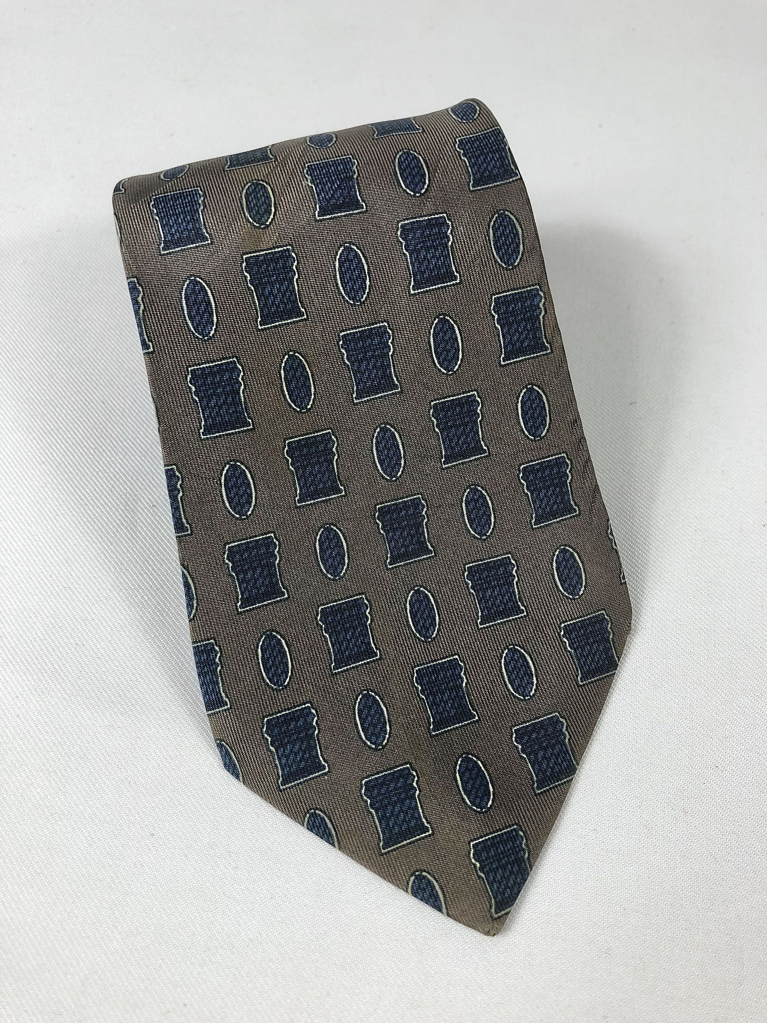 Christian Dior Monsieur Rare Vintage Christian Dior Monsieur Silk Tie Made in France Size ONE SIZE - 1 Thumbnail