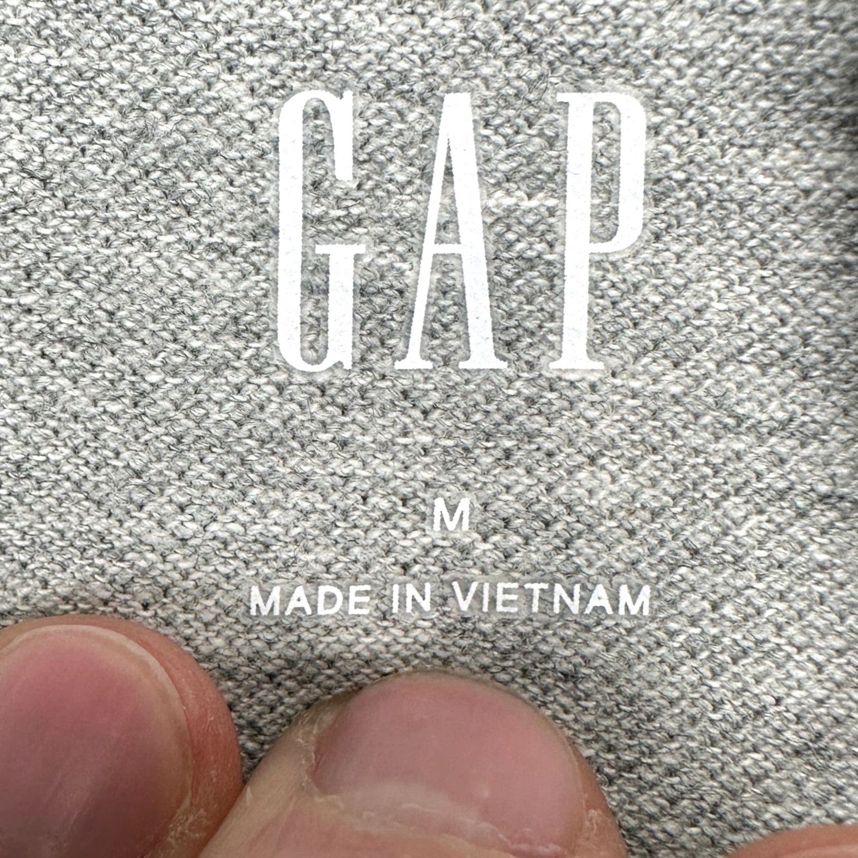 Gap Gap Polo Shirt Mens Medium Light Grey Short Sleeve Breathable Stretch Cotton Spandex Rugby Casual NWT Size US M / EU 48-50 / 2 - 5 Thumbnail