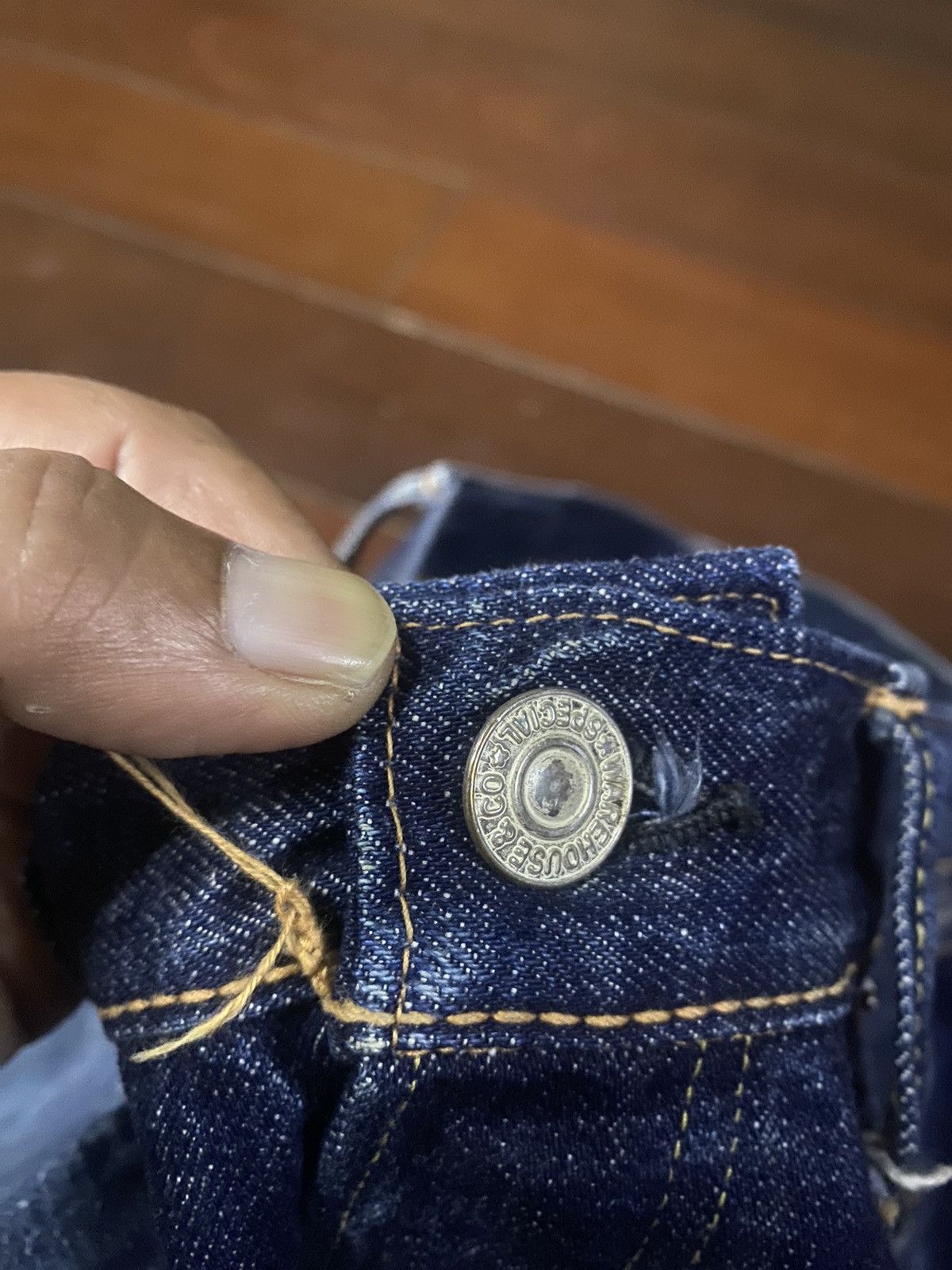 Warehouse Warehouse 1003XX Jeans Buffalo Patch Vintage Distressed B-1 Size US 34 / EU 50 - 16 Thumbnail