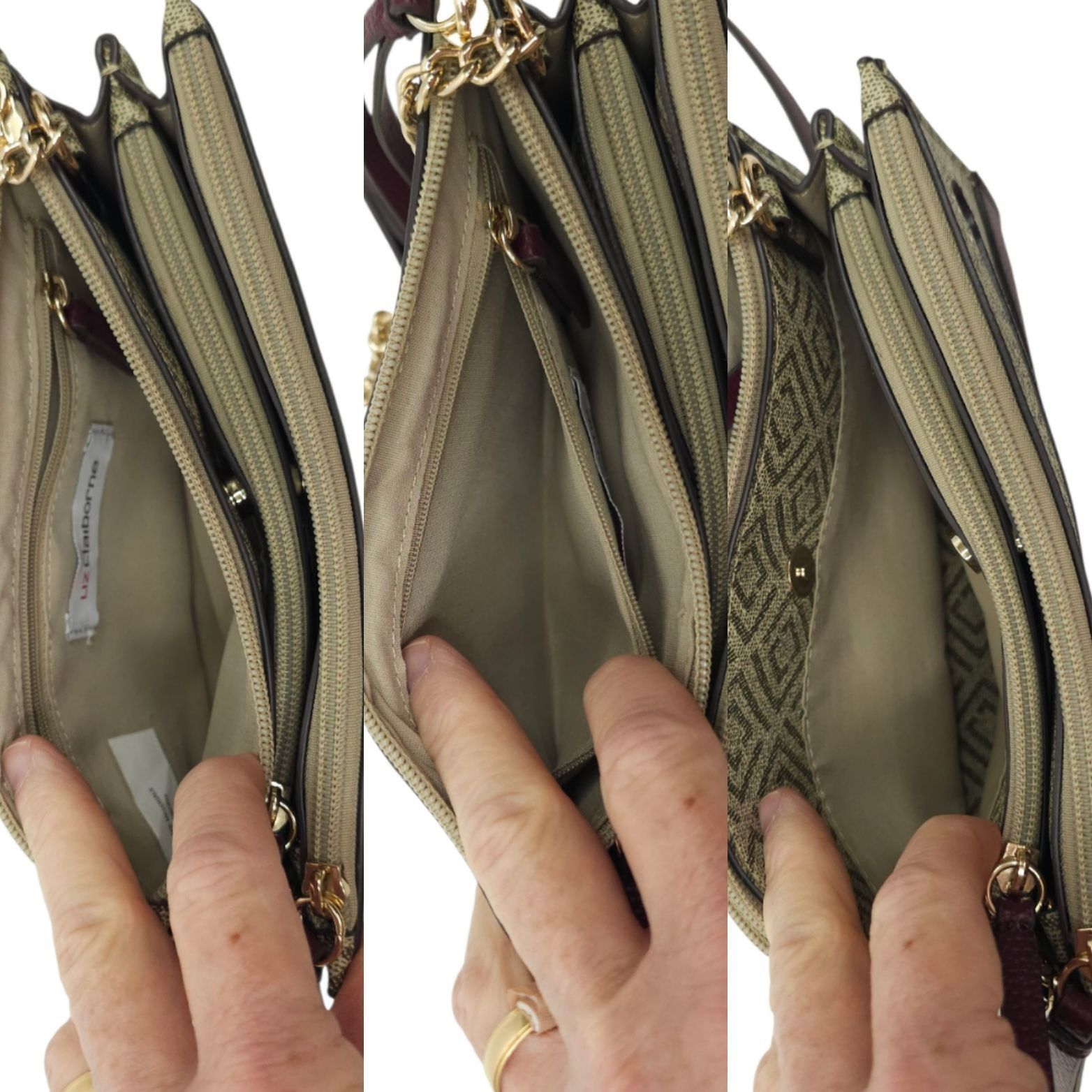 Liz Claiborne Liz Claiborne Hayden Crossbody Bag Pockets Slim Silhouette Size ONE SIZE - 6 Thumbnail