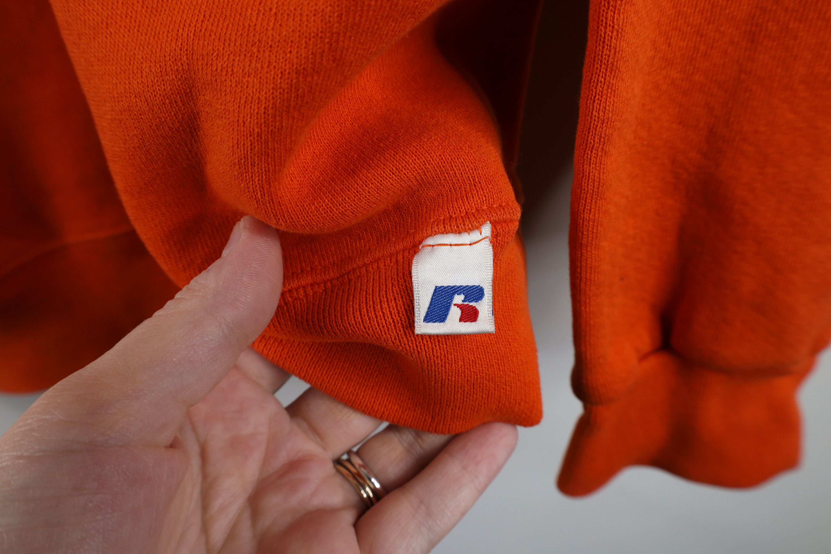 Vintage Vintage Green State University Soccer Sweatshirt Orange Size M / US 6-8 / IT 42-44 - 4 Thumbnail
