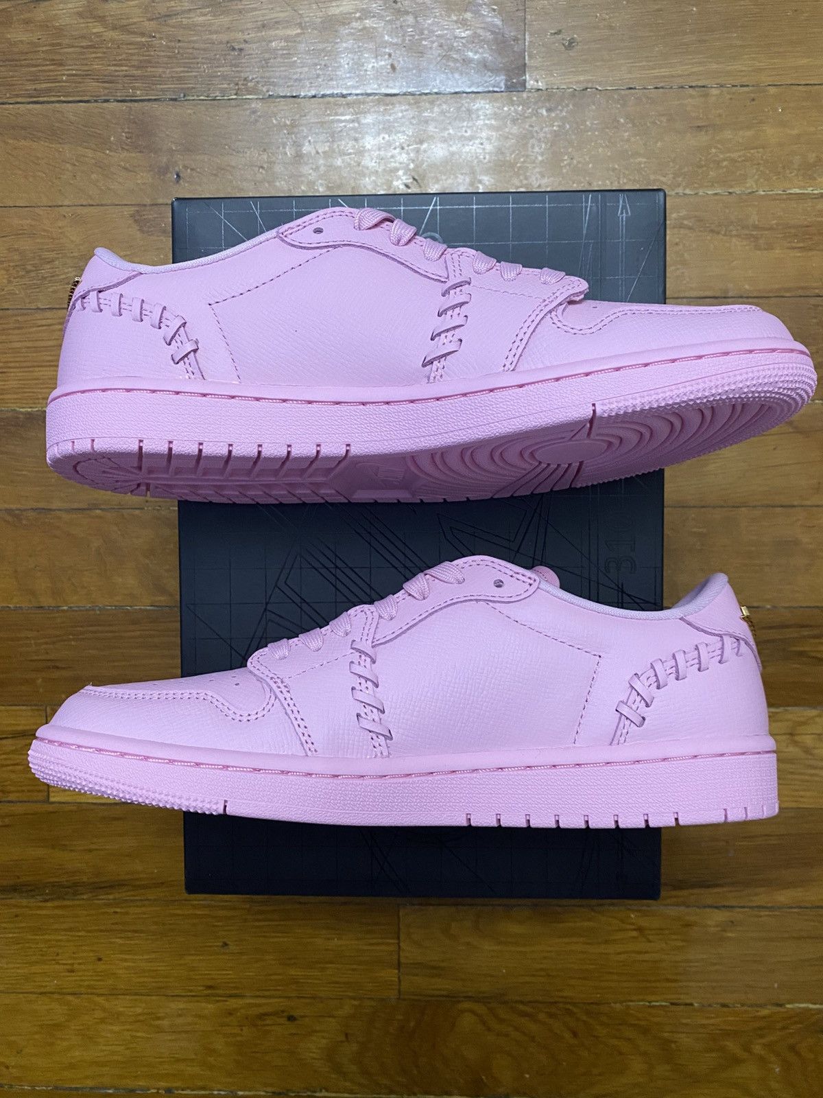 Jordan Brand Size 5W/3.5M - Jordan 1 Low Perfect Pink Metallic Gold Size US 5 / IT 35 - 3 Thumbnail