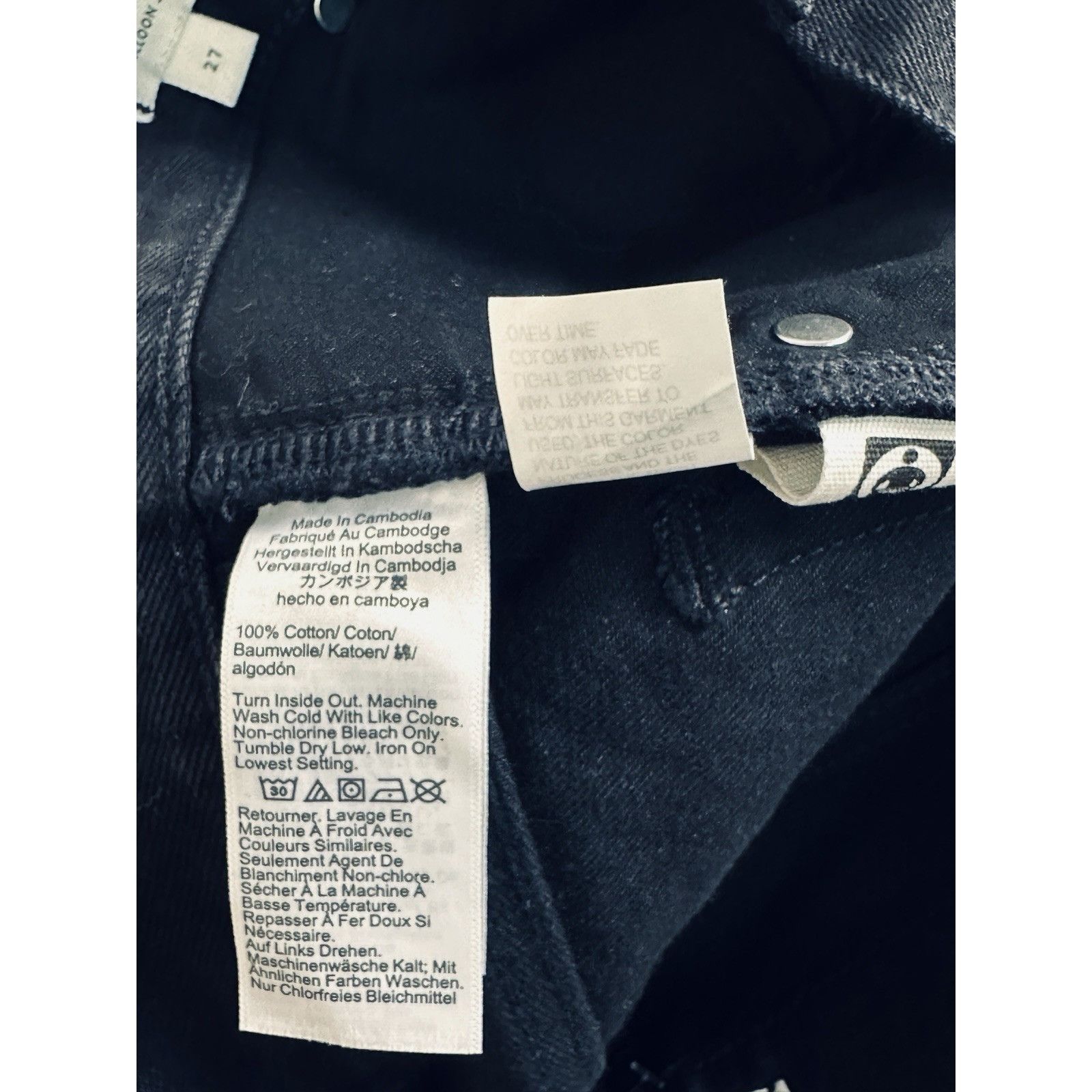 Madewell Madewell The Balloon Jean Black 27 High Rise Rigid Denim NWT Size 27" / US 4 / IT 40 - 9 Thumbnail