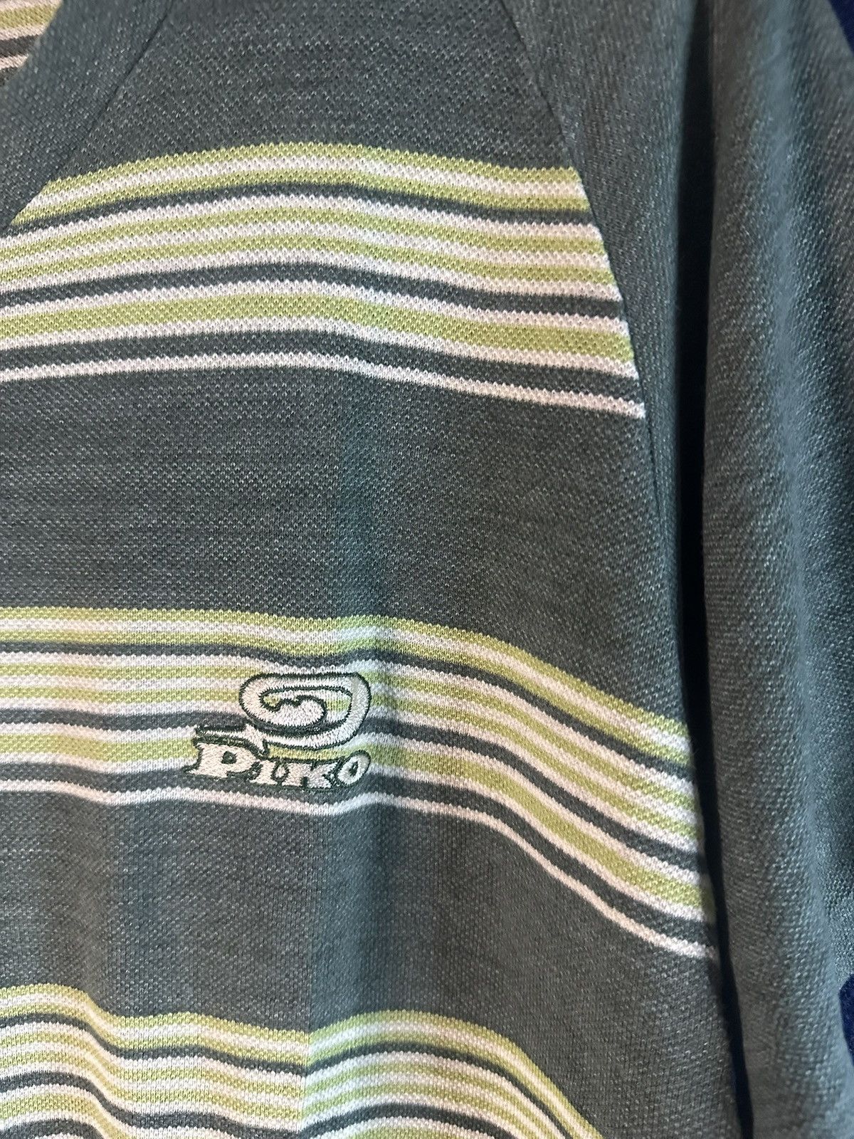 Japanese Brand Vintage 90s Piko Longboard Stripe Tshirt Size US L / EU 52-54 / 3 - 3 Thumbnail