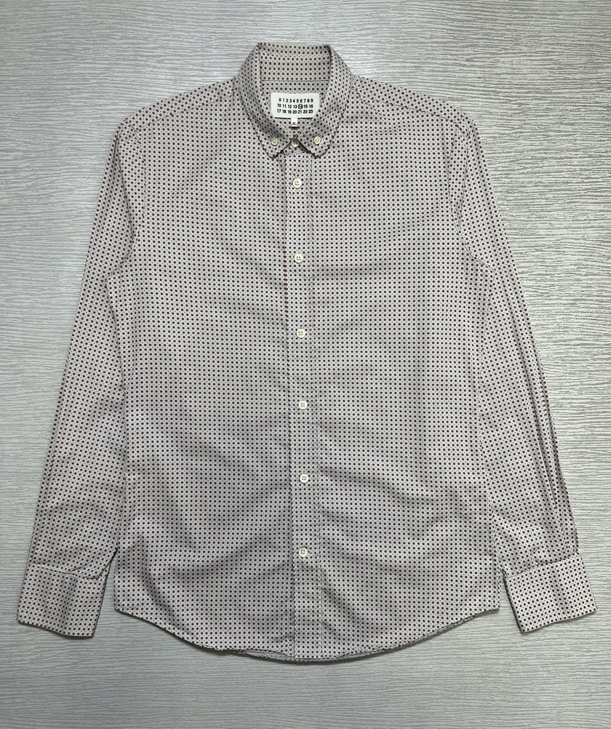 Maison Margiela Maison Margiela - Capsule Allover Print Button Up L/S Shirt Size US S / EU 44-46 / 1 - 1 Thumbnail