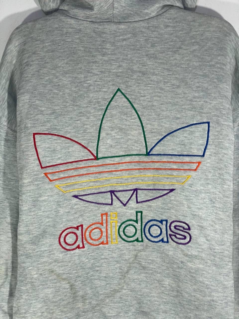 Adidas Vintage adidas big logo rainbow Size US L / EU 52-54 / 3 - 7 Thumbnail
