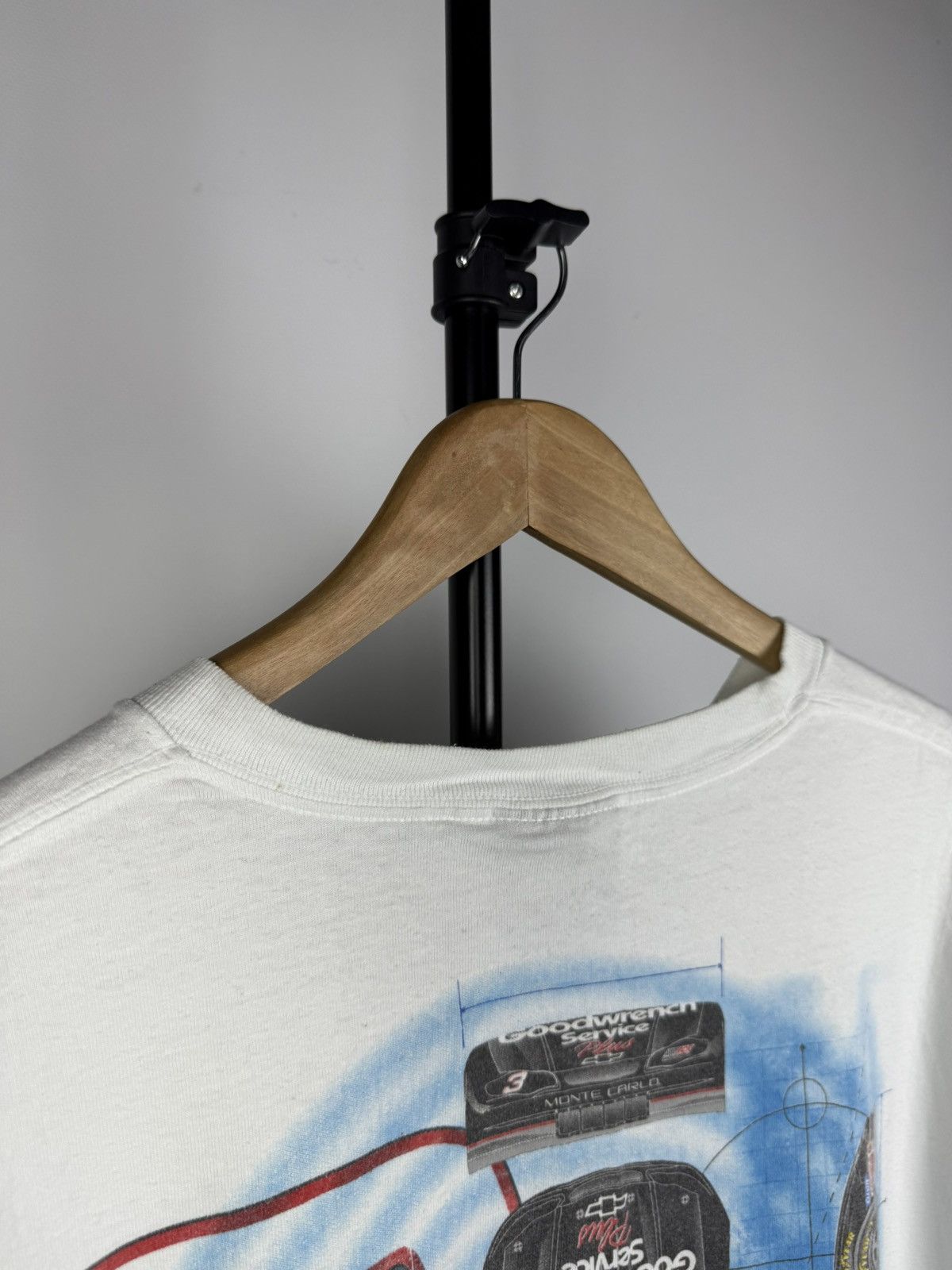 NASCAR × Vintage Vintage 90s Dale Earnhardt NASCAR Racing 3 T-Shirt Size US XXL / EU 58 / 5 - 10 Thumbnail