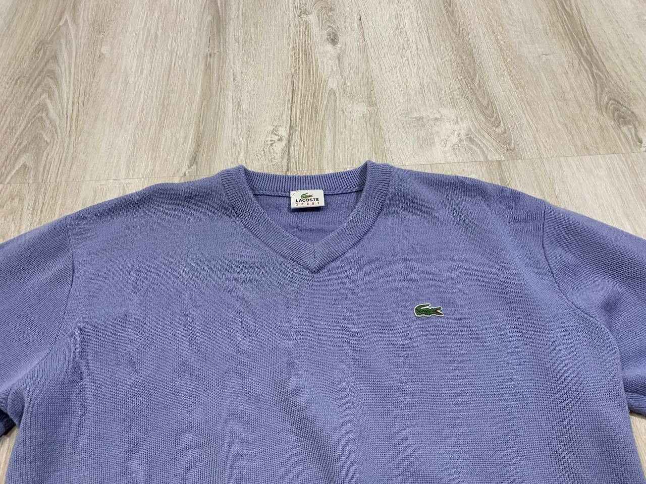 Lacoste × Vintage Mens vintage sweater Lacoste Size 7 Size US L / EU 52-54 / 3 - 2 Thumbnail