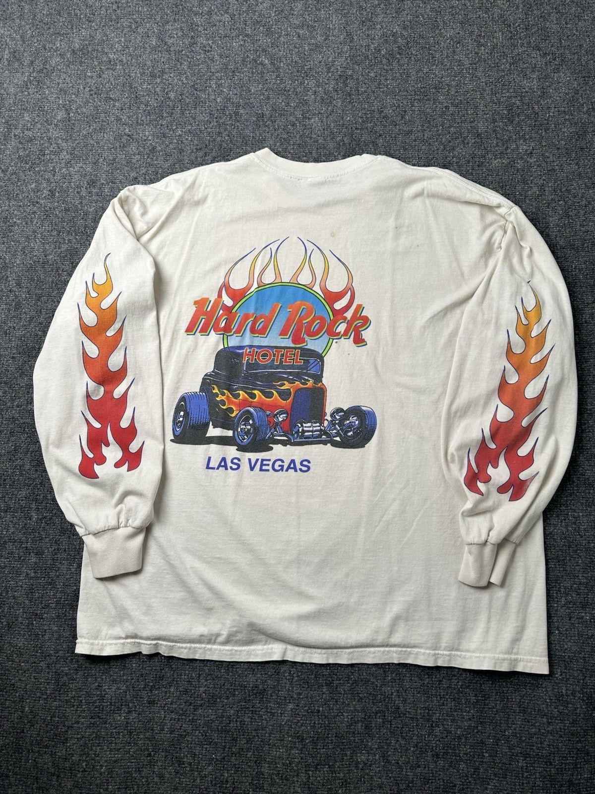 Hard Rock Cafe Mens Hard Rock Hotel Las Vegas Flame Long Sleeve, Size 2XL Size US XL / EU 56 / 4 - 1 Thumbnail