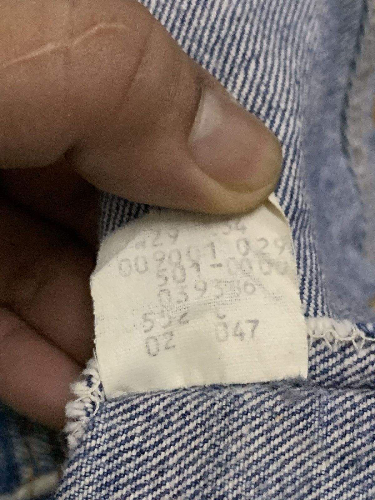 Levi's Vintage Clothing Levi’s 501 USA Vintage Denim Jeans — Altered & Distressed Size US 27 - 14 Thumbnail