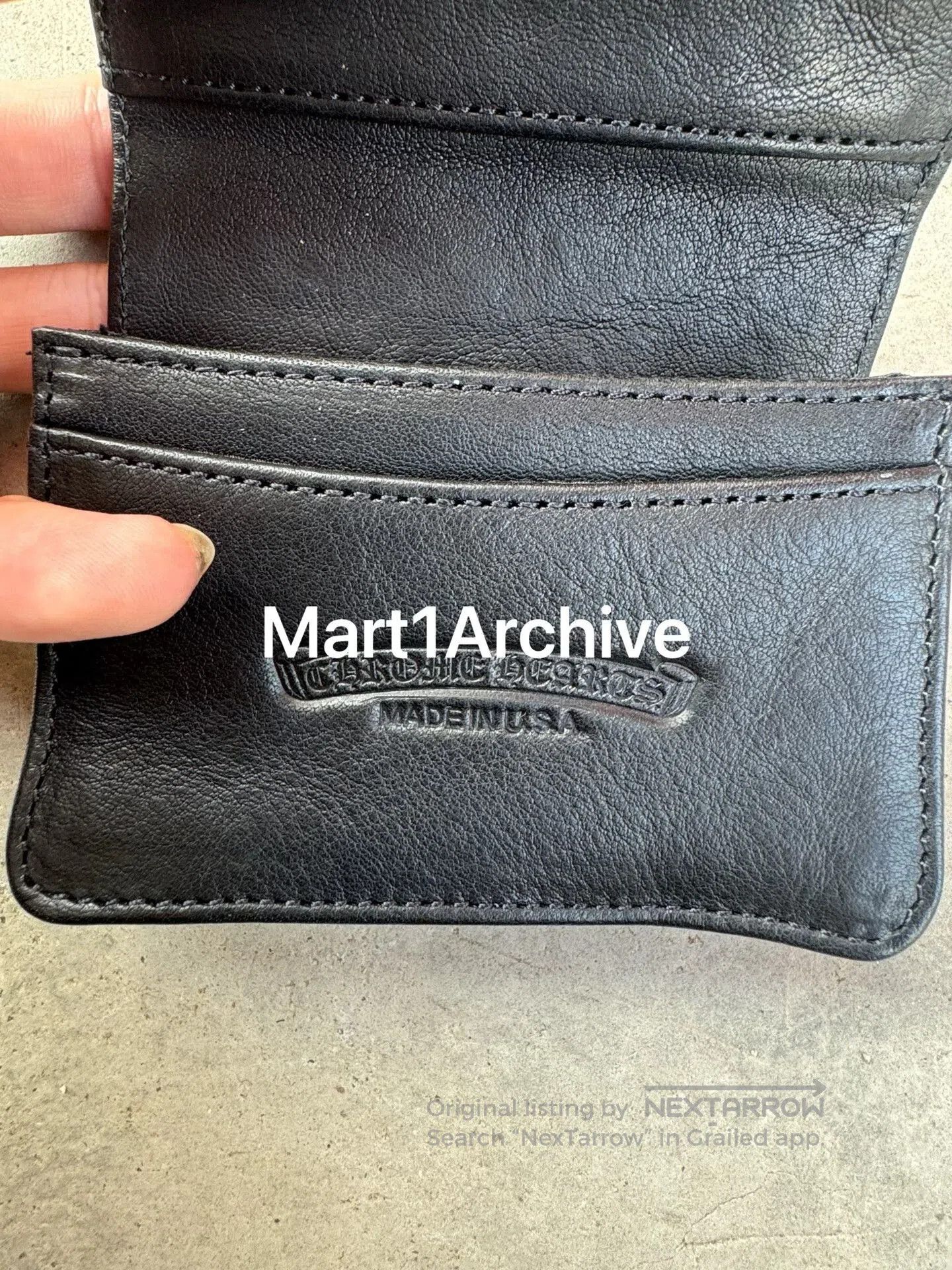 Chrome Hearts Chrome Hearts Black Scroll Card Holder. Size ONE SIZE - 5 Thumbnail