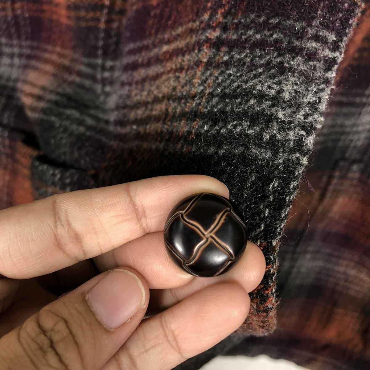Flannel 🔥VINTAGE WOOL FLANNEL JACKET ZIPPER BE-HOT ISSEY MIYAKE Size US L / EU 52-54 / 3 - 16 Thumbnail