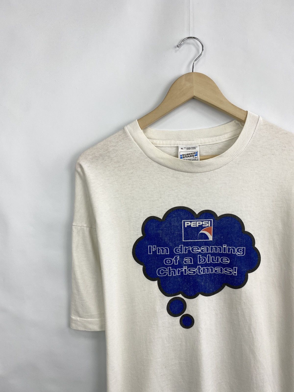 NASCAR × Pepsi × Vintage Vintage 90s Pepsi Promo graphic tee Made In USA Christmas Size US XL / EU 56 / 4 - 2 Thumbnail