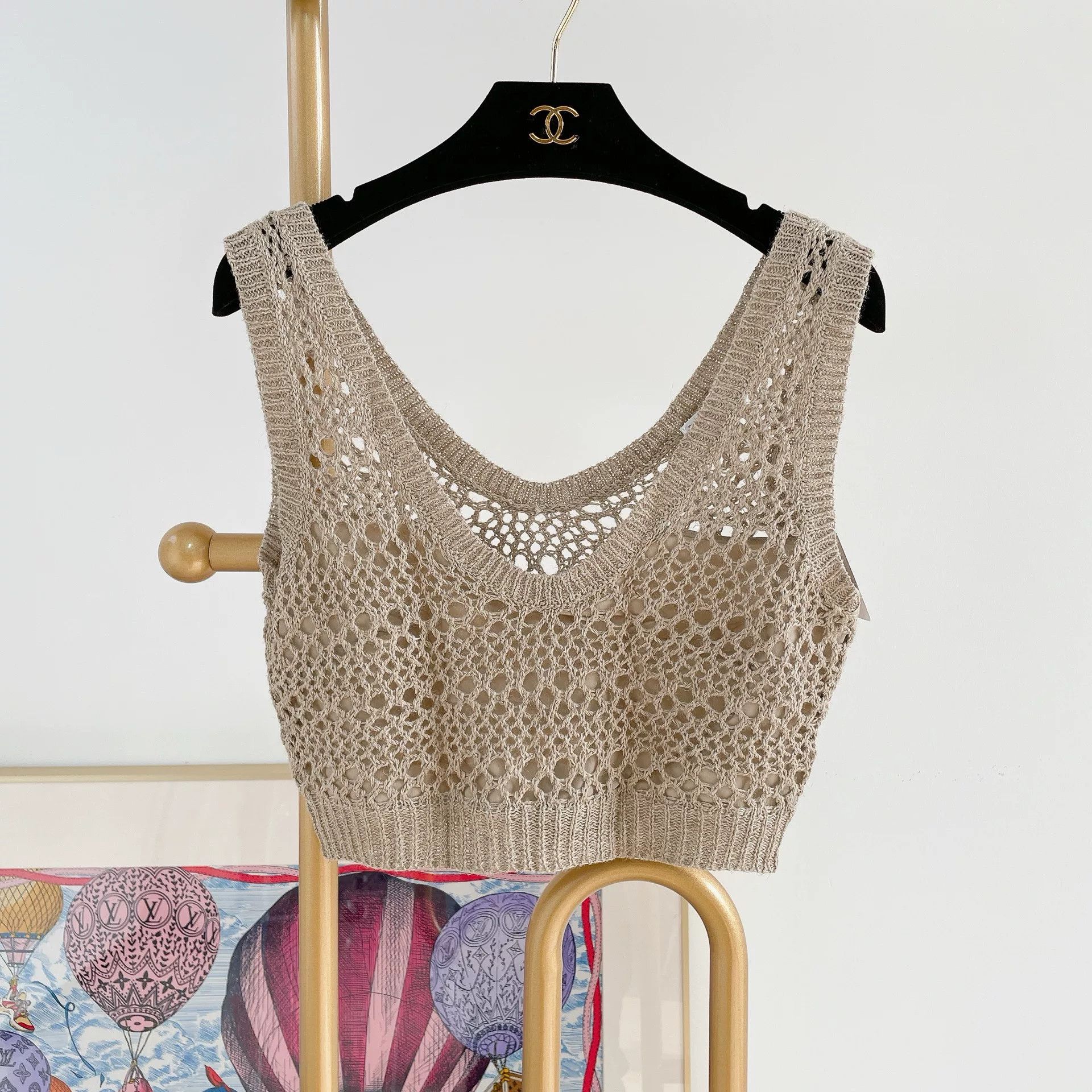 Brunello Cucinelli Brunello Cucinelli Crochet Sleeveless Top Size US S / EU 44-46 / 1 - 1 Thumbnail