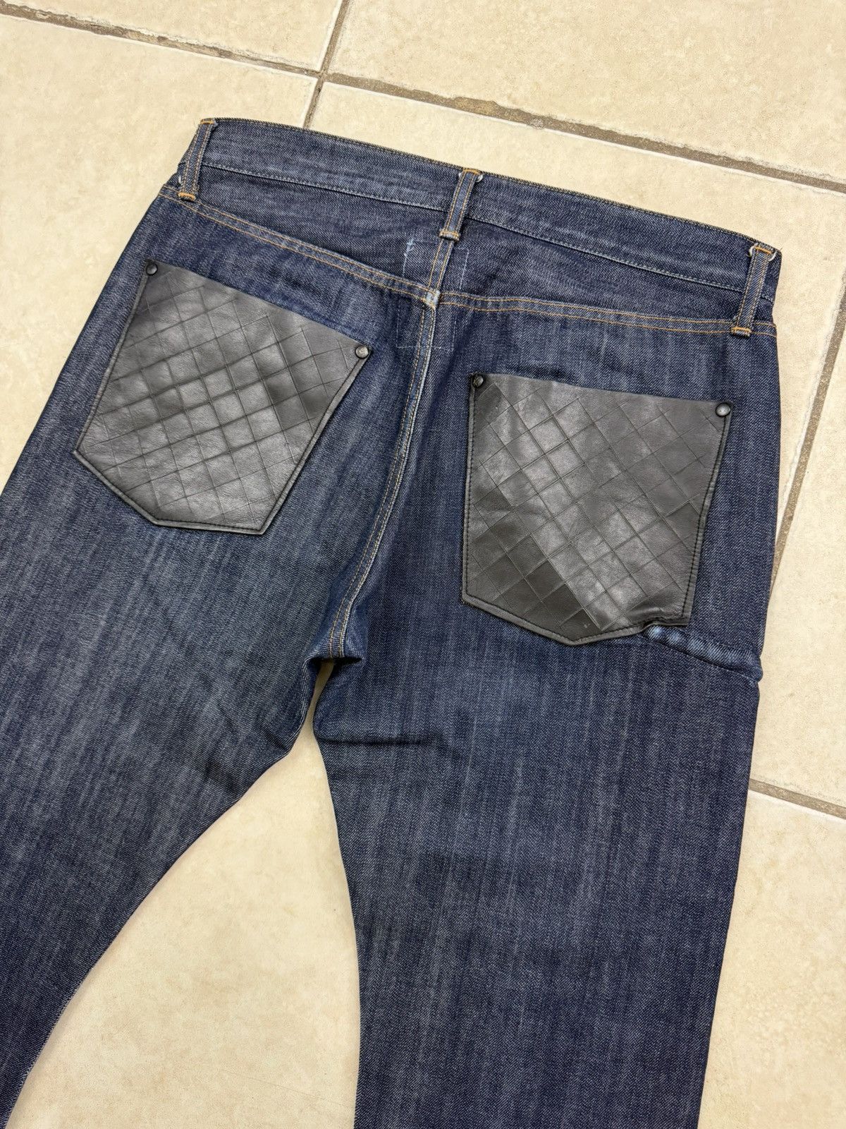 Designer × Japanese Brand × NADA Rebirth To Tabura Rasa Wallet Chain Japanese Denim Size 3 Size US 34 / EU 50 - 4 Thumbnail