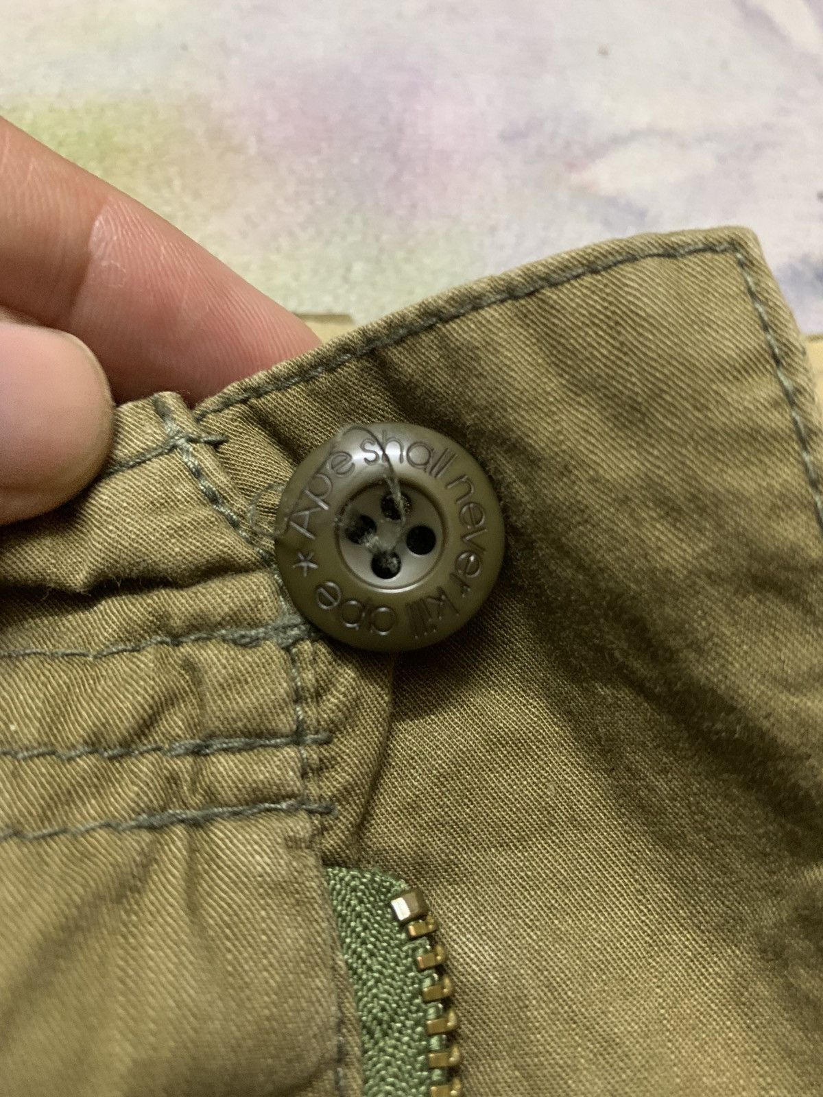 Bape Vintage Bape Cargo Military Pants Size US 32 / EU 48 - 13 Thumbnail