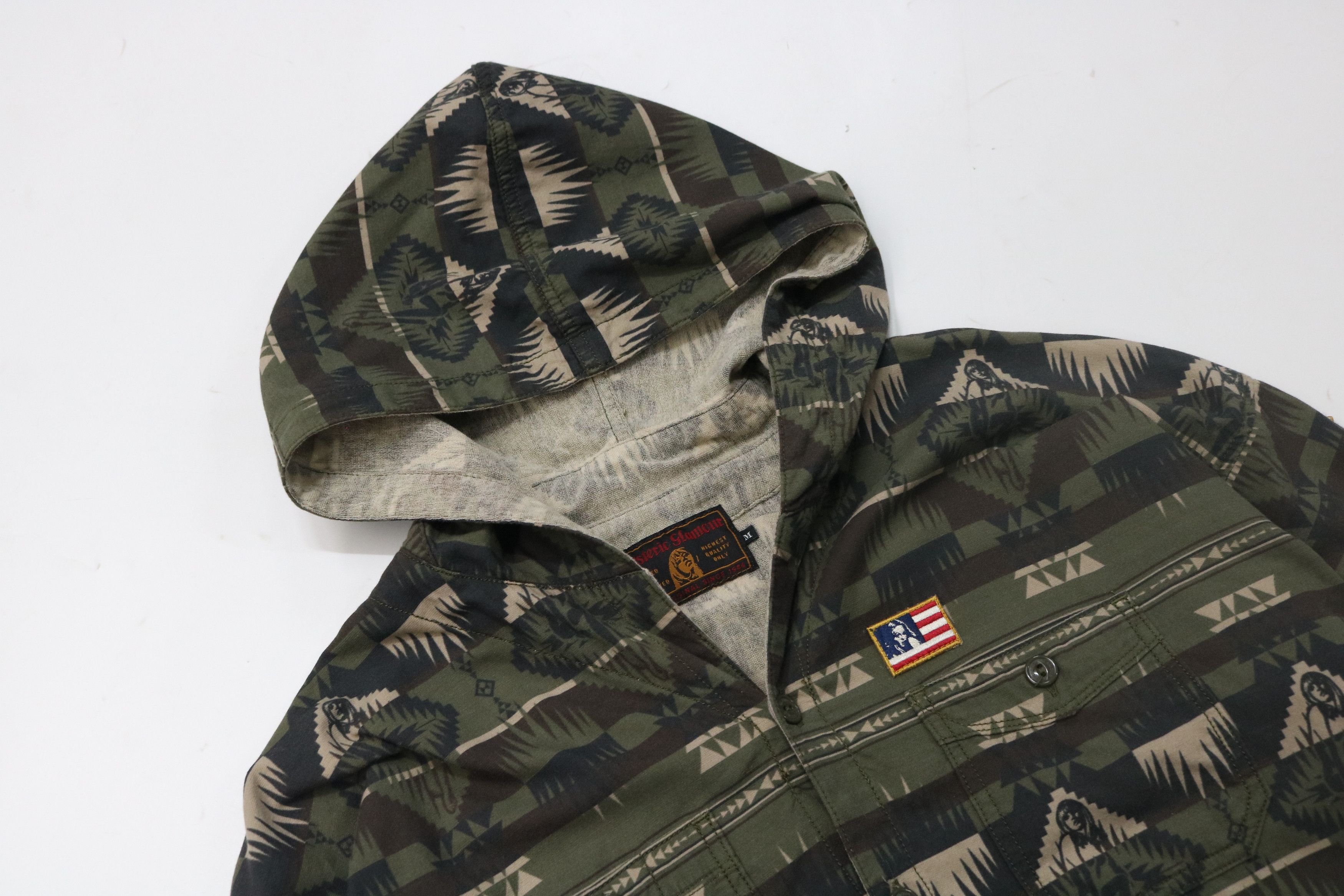 Hysteric Glamour HYSTERIC GLAMOUR Navajo Pattern Hooded Jacket Size M / US 6-8 / IT 42-44 - 4 Thumbnail