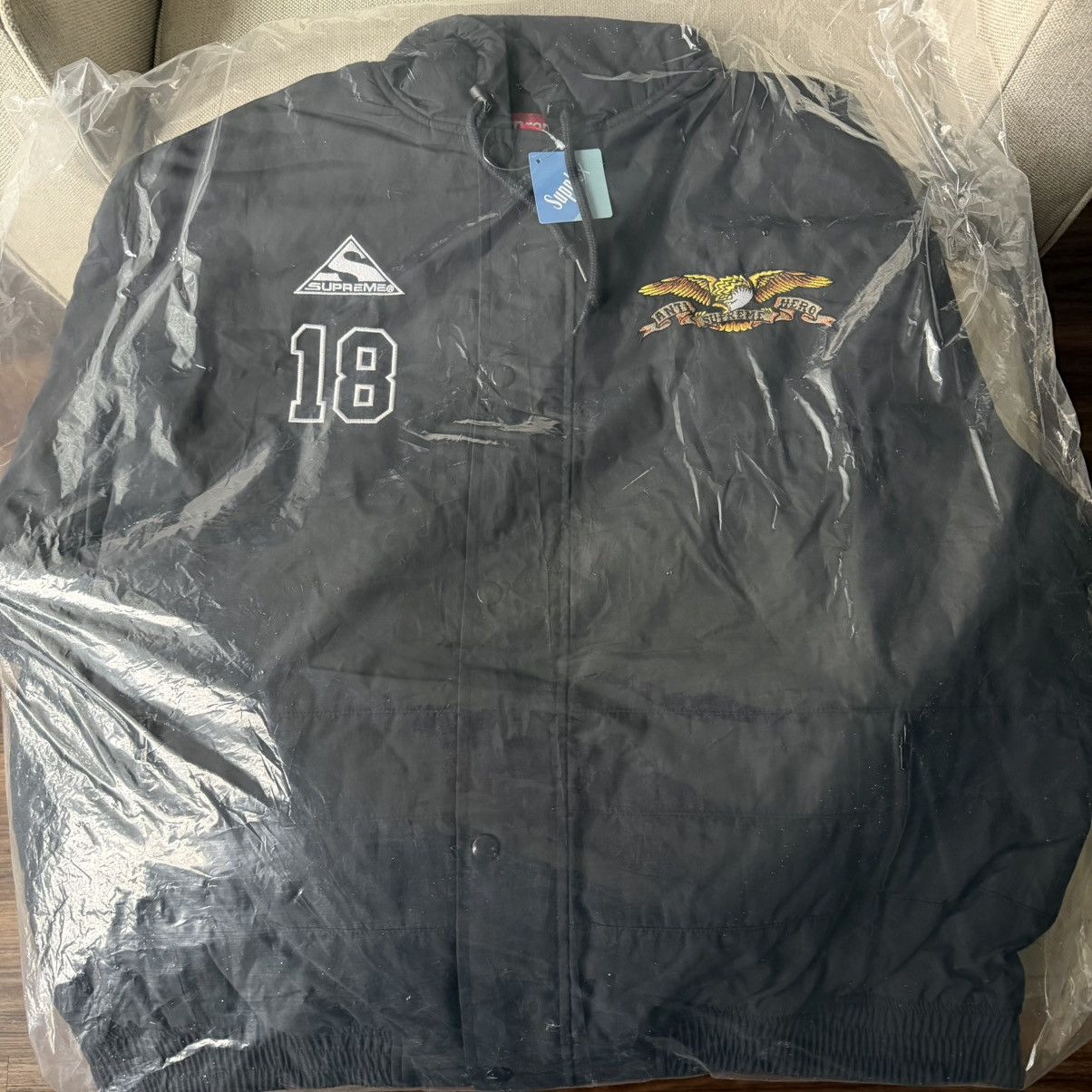 Antihero × Supreme Supreme FW25 ANTIHERO Stadium Jacket Size XL DS Size US XL / EU 56 / 4 - 3 Thumbnail