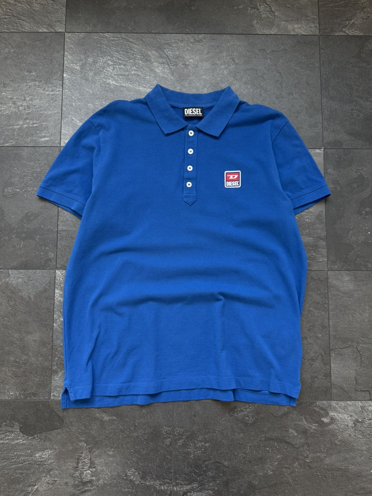 Diesel × Vintage Vintage diesel logo polo tee Size US L / EU 52-54 / 3 - 1 Thumbnail