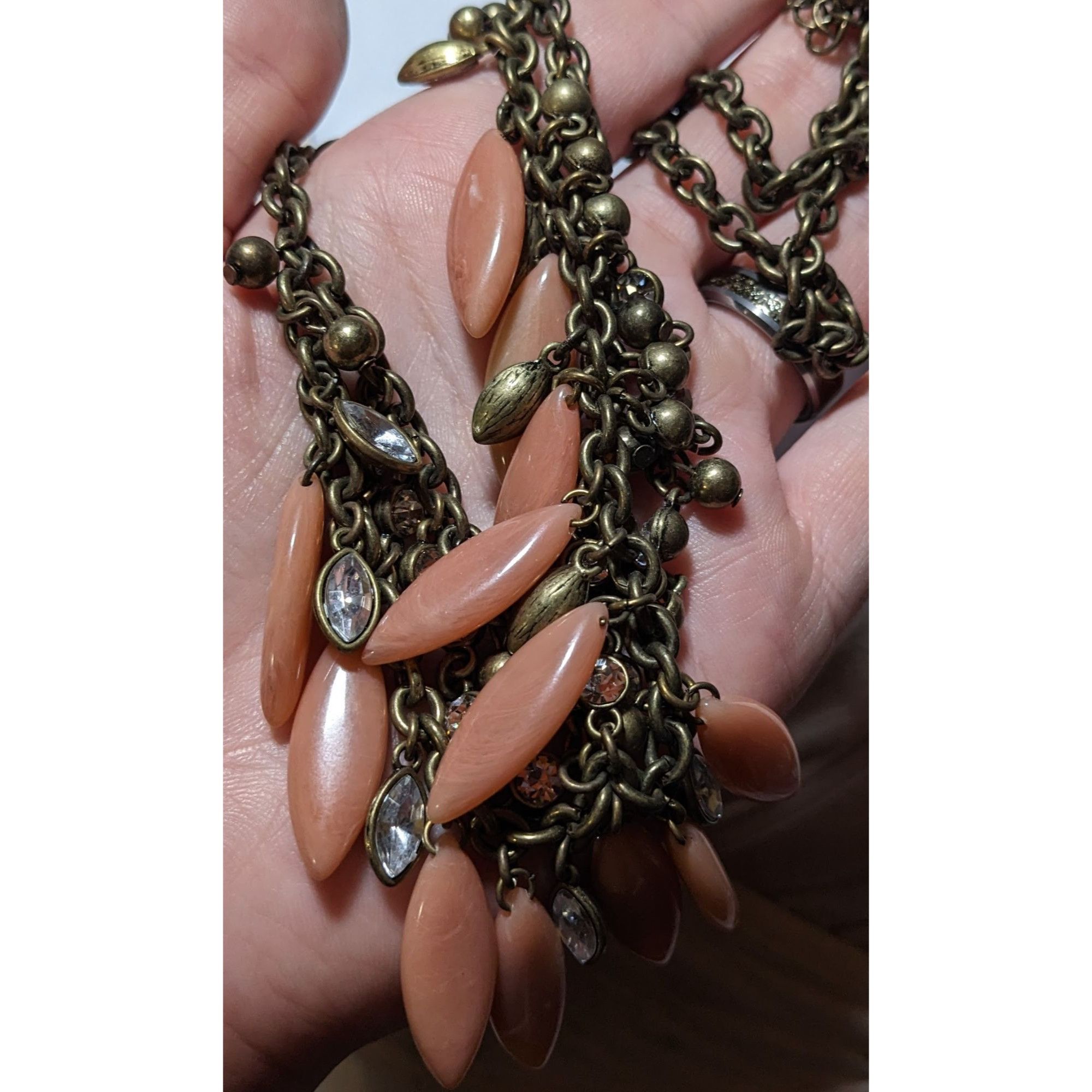 Other Bohemian Glam Pink Beaded Fringe Necklace Size ONE SIZE - 7 Thumbnail
