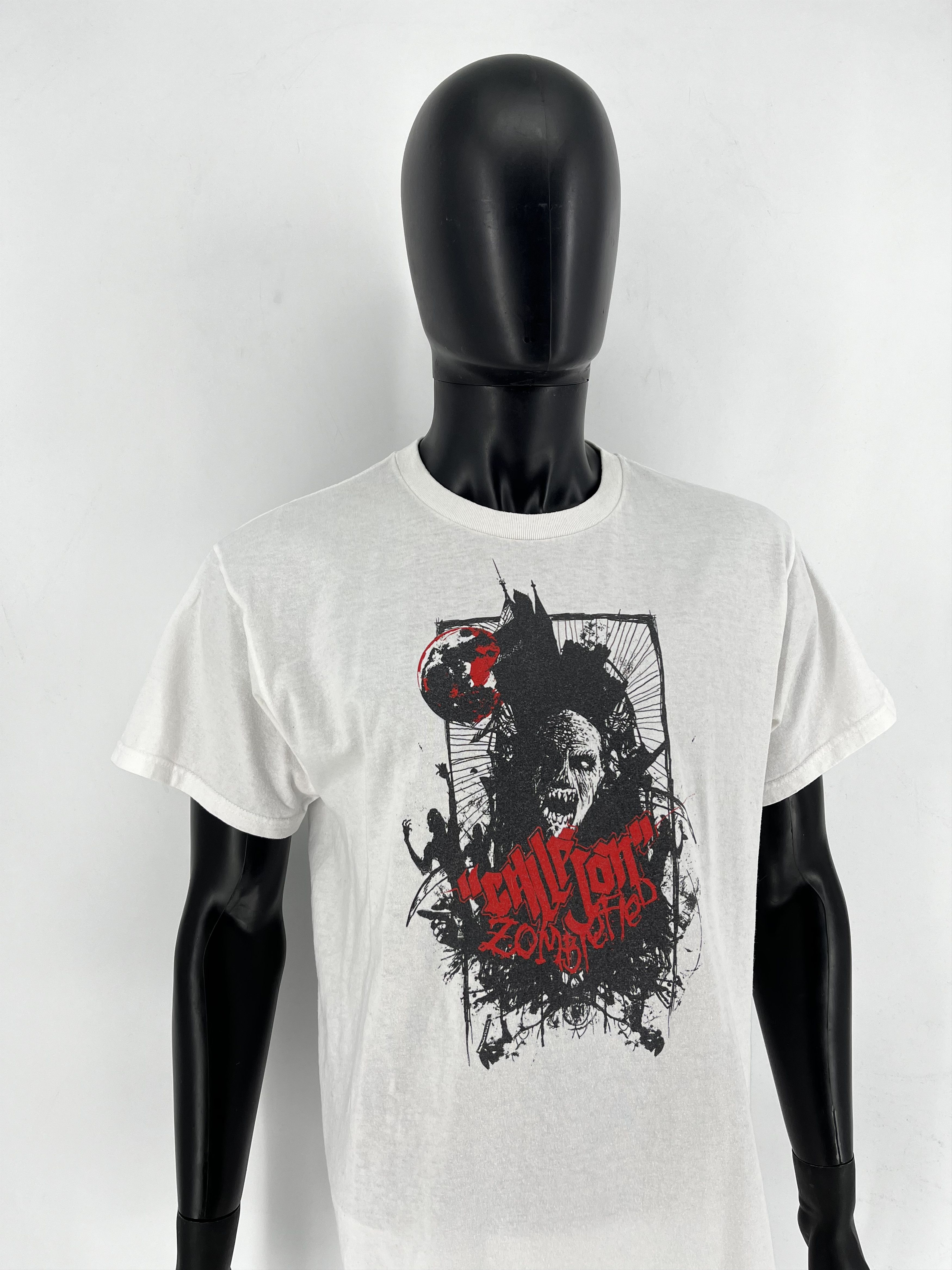 Band Tees ALIEN SEX FIEND RARE ZOMBIFIED LONGSLEEVE NIK FIEND ROCK 90s Size US L / EU 52-54 / 3 - 3 Thumbnail
