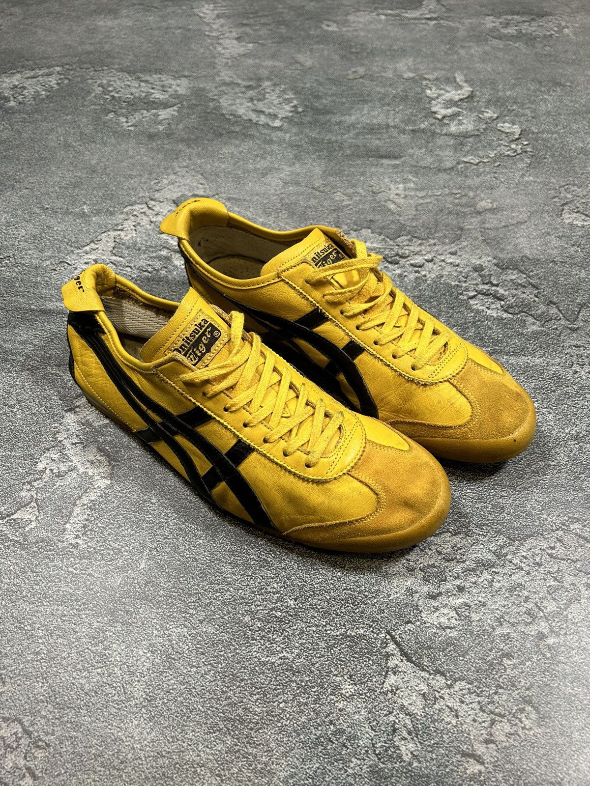 Vintage 💥RARE💥 Asics Onitsuka Tiger Yellow Sneakers | Grailed