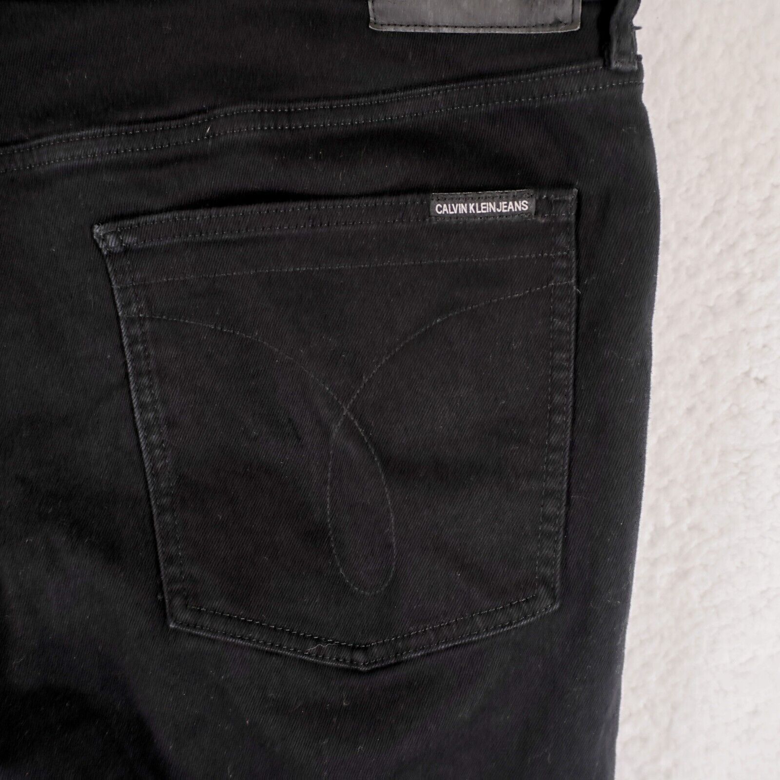 Calvin Klein Calvin Klein Black Denim Jeans Slim Fit Mid Rise 41/31 Tagge Size US 40 / EU 56 - 5 Thumbnail