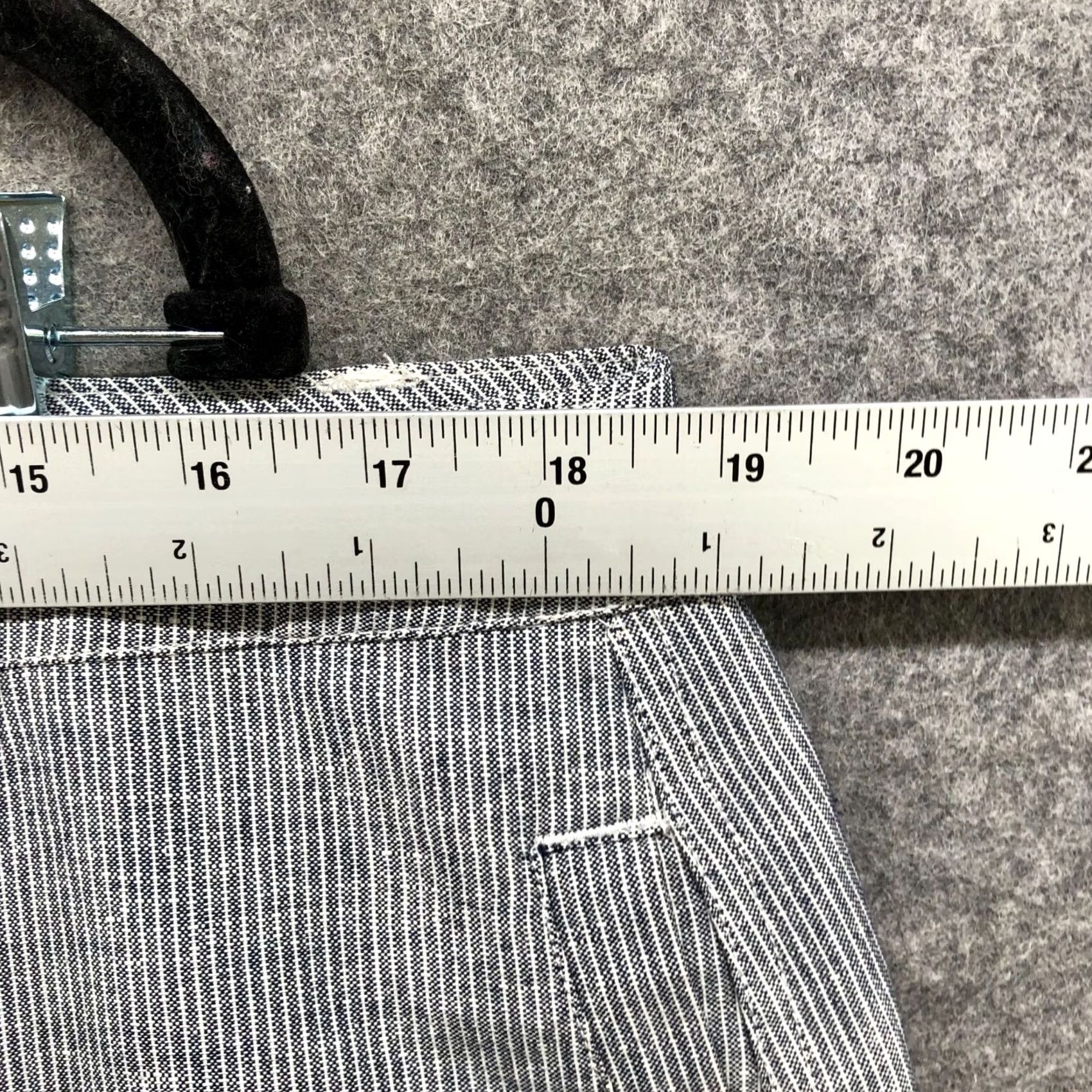 Coldwater Creek Coldwater Creek Womens Size 16 Capri Pants Blue White Stripe Coastal Linen Blend Casual Size 38" / US 16 / IT 52 - 5 Thumbnail