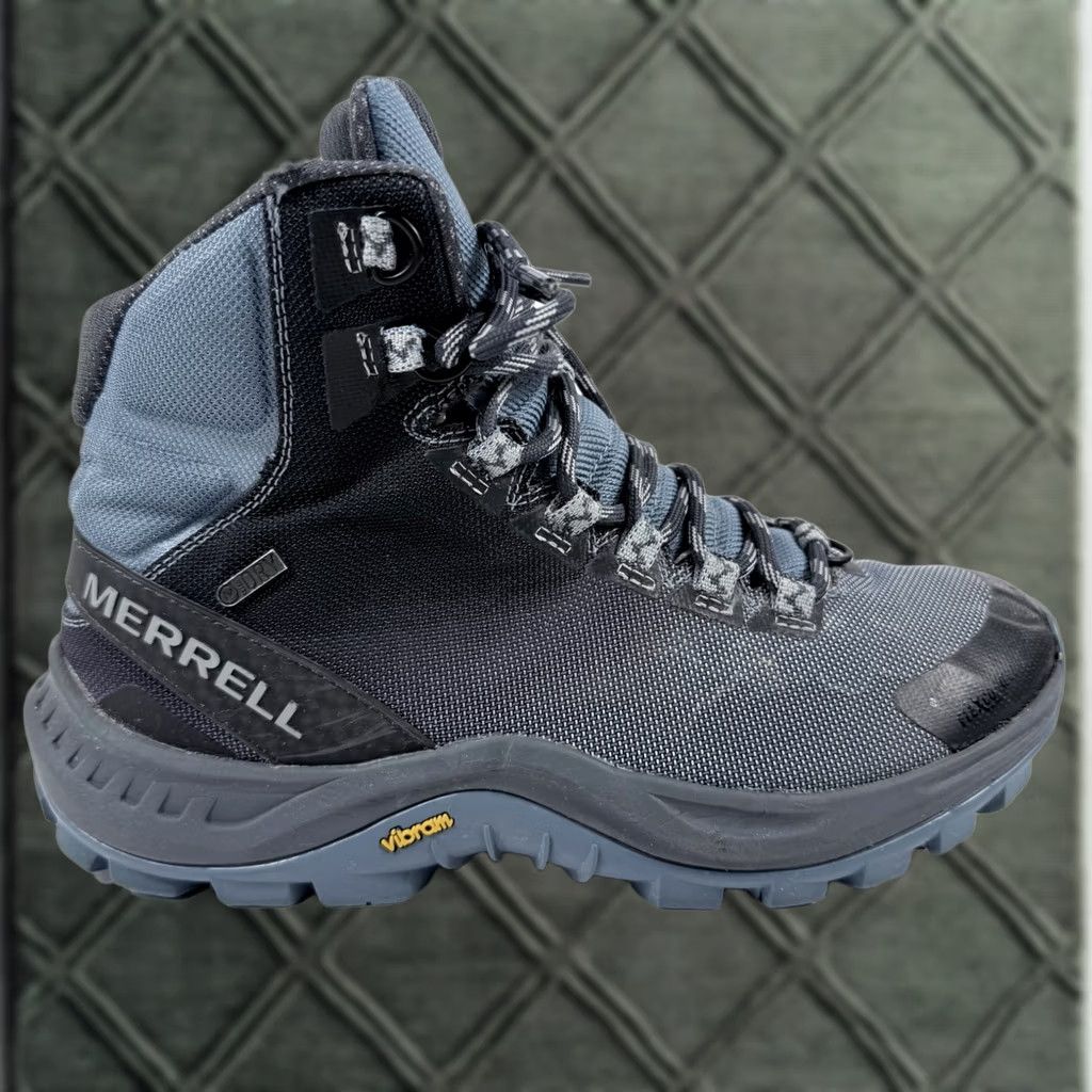 Merrell Merrell Thermo Cross 2 Hiking Boots Women's Black/Blue Lace-Up Waterproof - 9.5 Size US 10 / IT 40 - 1 Thumbnail