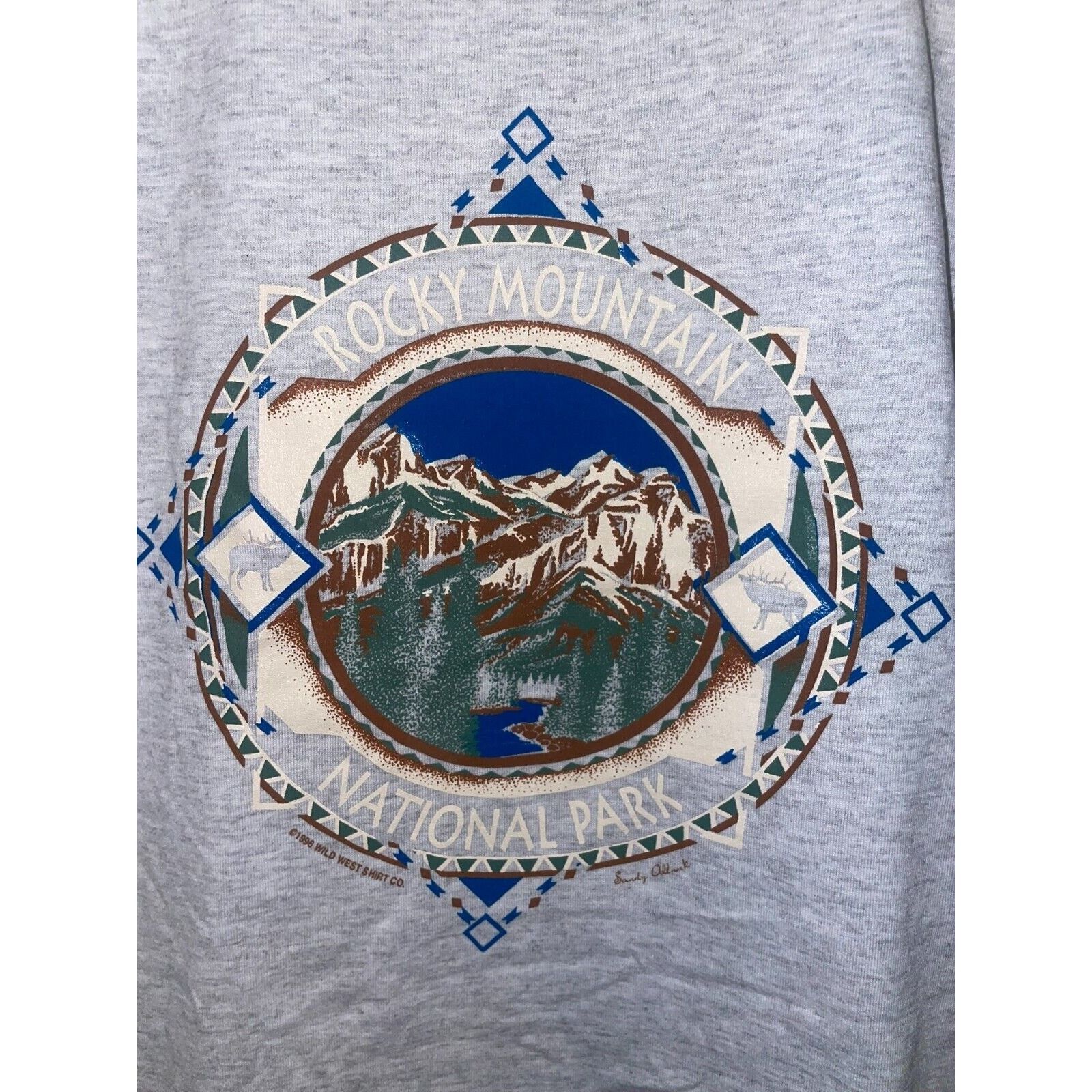 Jerzees 90s Vintage Rocky Mountain National Park RMNP Shirt CO VTG 1 Size US L / EU 52-54 / 3 - 2 Thumbnail