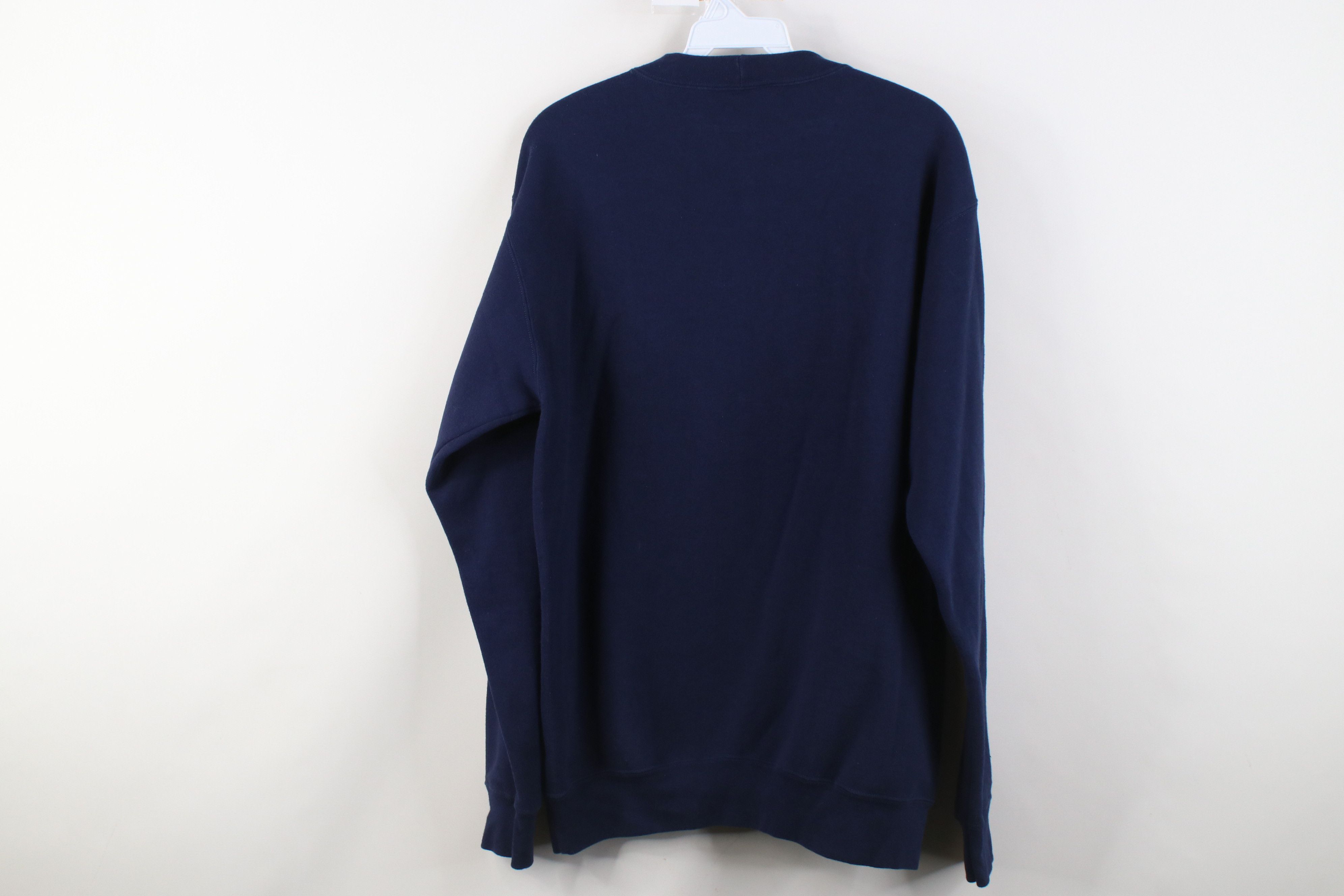 Woolrich Woolen Mills Vintage 90s Woolrich Spell Out Crewneck Sweatshirt Blue USA Size US M / EU 48-50 / 2 - 10 Thumbnail