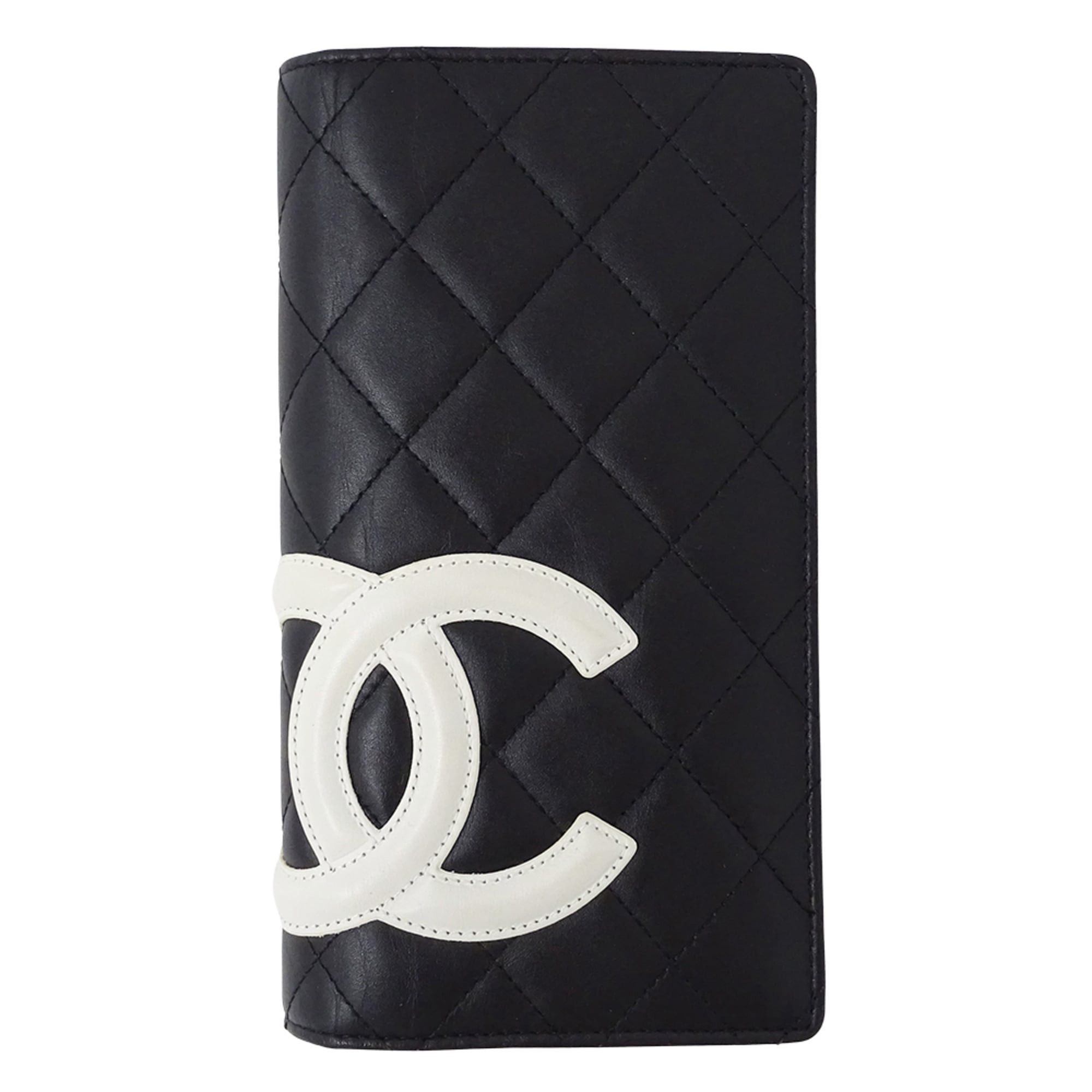 Chanel Chanel Cambon Women's Long Wallet in Black Lambskin, Bifold Size ONE SIZE - 1 Thumbnail