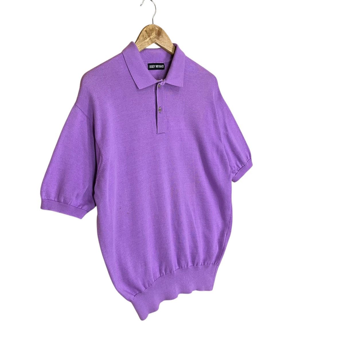 Issey Miyake Vintage 90’s Issey Miyake Shortsleeve Knitware Size US M / EU 48-50 / 2 - 2 Thumbnail