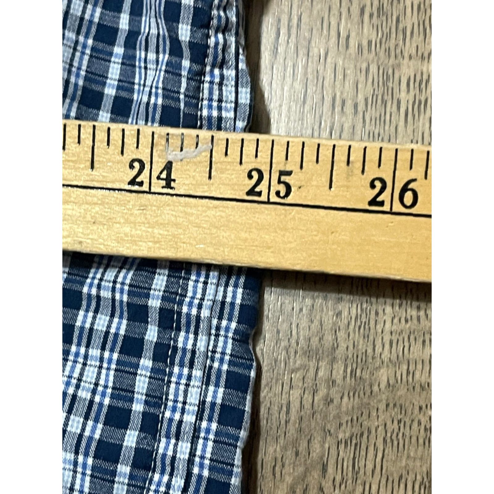 Nautica Nautica Shirt Men XXL Blue White Plaid Button Up Short Sleeve Size US XXL / EU 58 / 5 - 6 Thumbnail