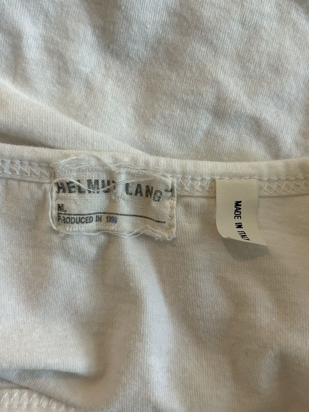 Helmut Lang SS1999 Runway Abstract Print Tee Size US L / EU 52-54 / 3 - 4 Thumbnail