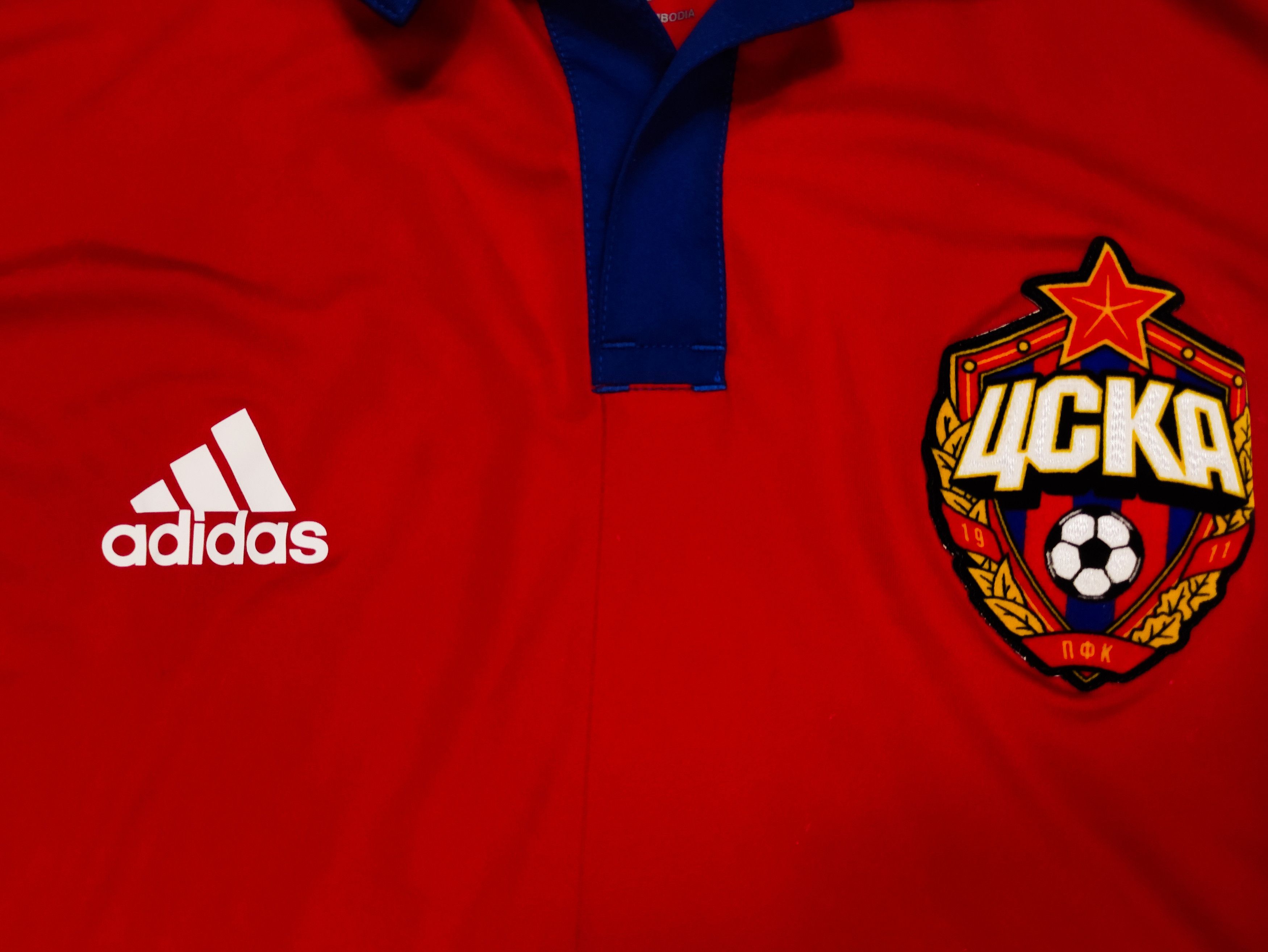 Adidas CSKA Moscow 2015 2016 Adidas Authentic Home Shirt Kit Jersey Size US S / EU 44-46 / 1 - 7 Thumbnail